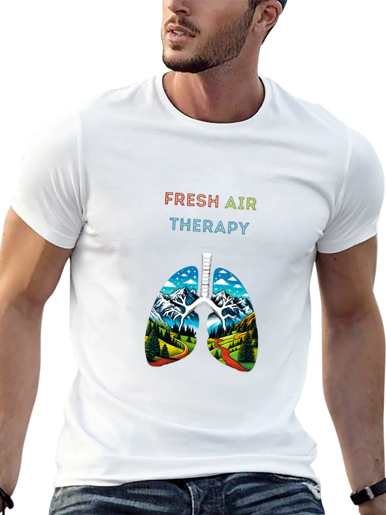 Fresh Air Therapy Graphic Tee