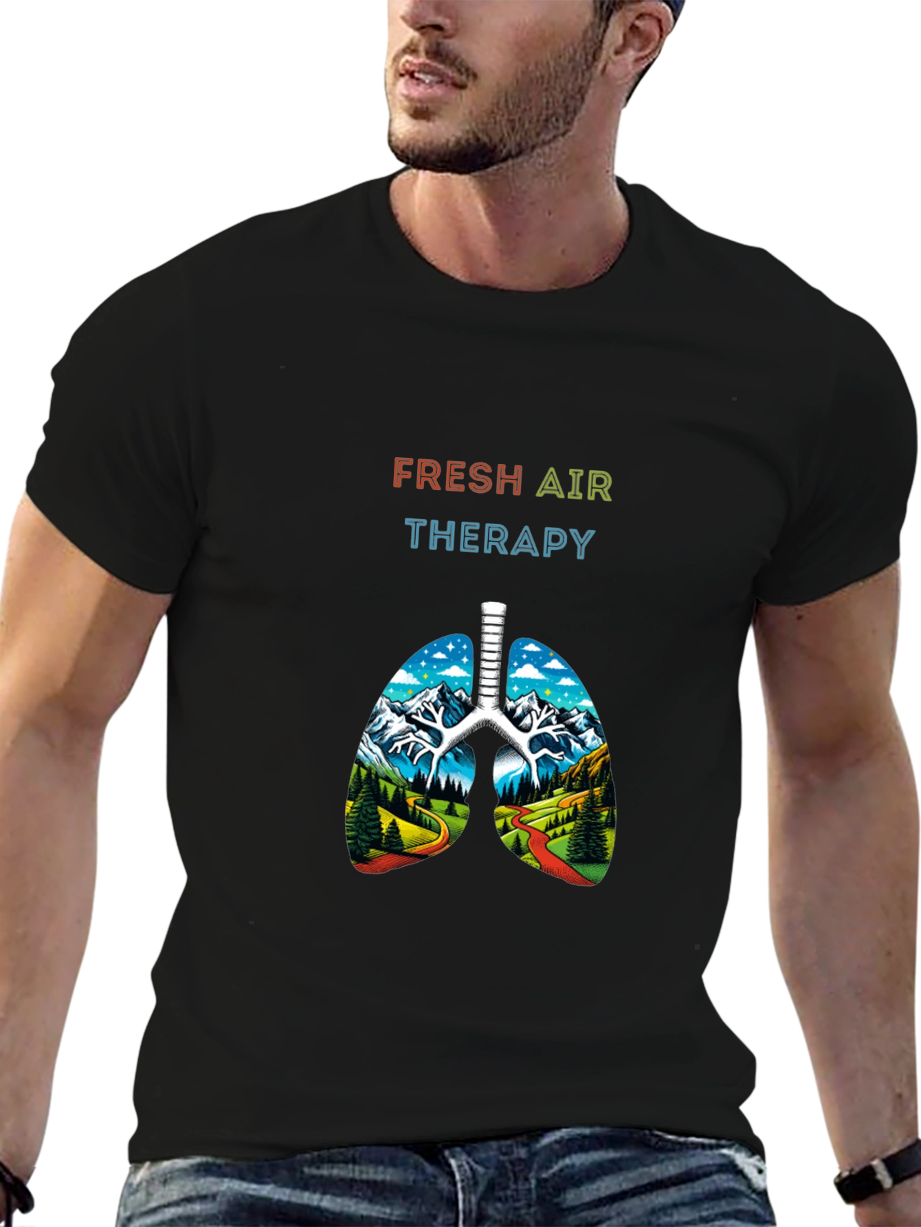 Fresh Air Therapy Graphic Tee