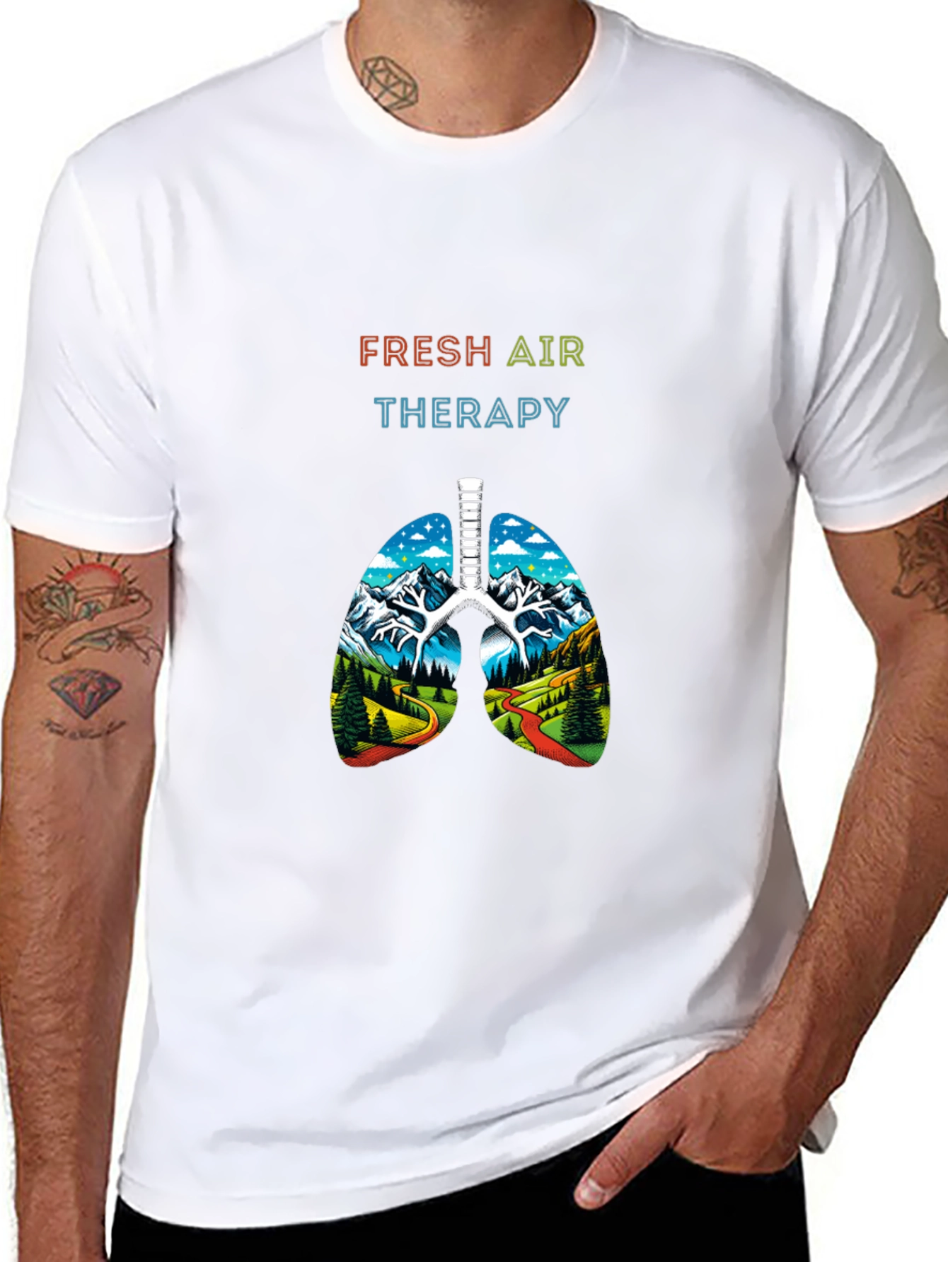 Fresh Air Therapy Graphic Tee