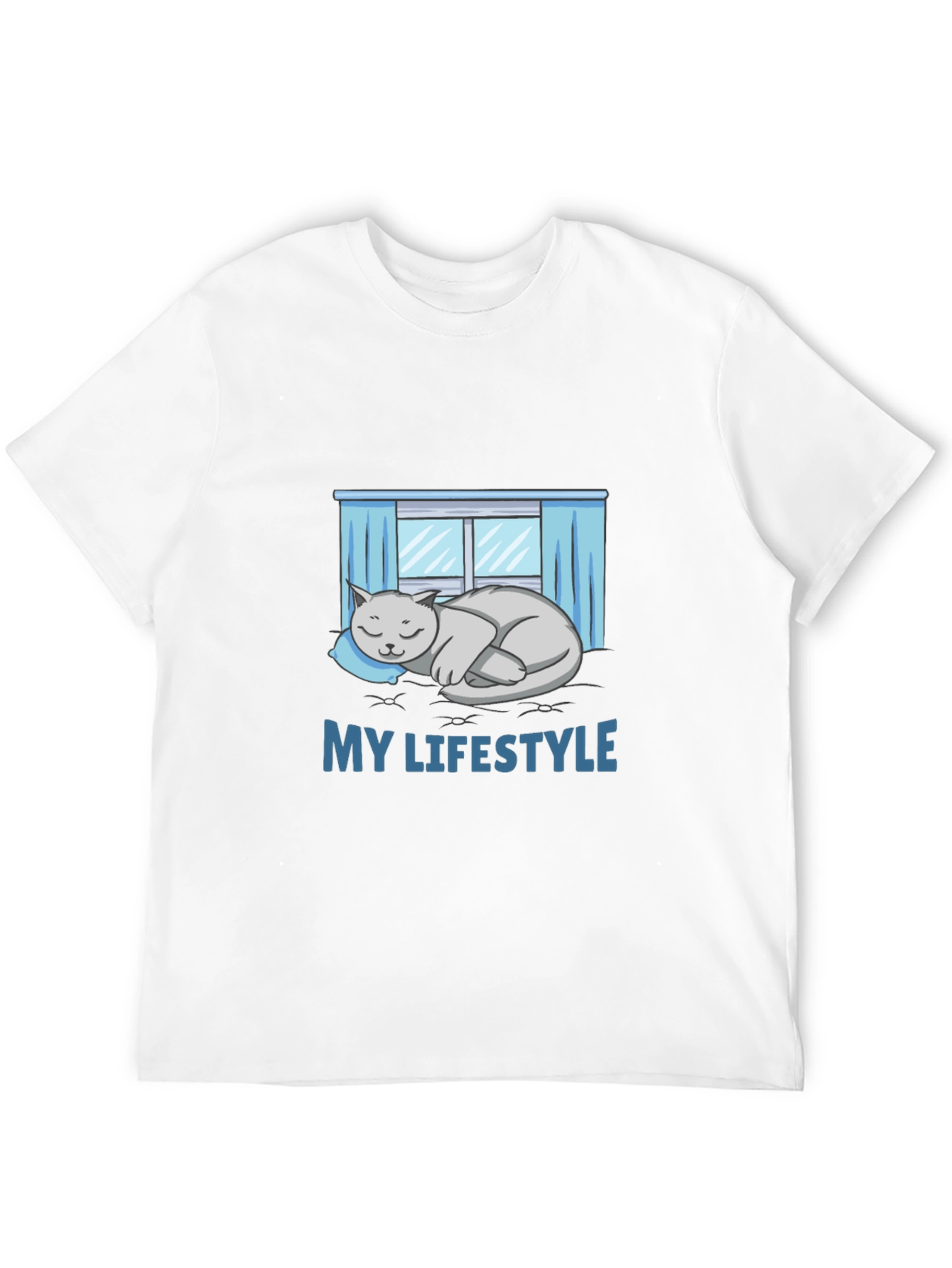 My Lifestyle Cat Nap Black T-Shirt