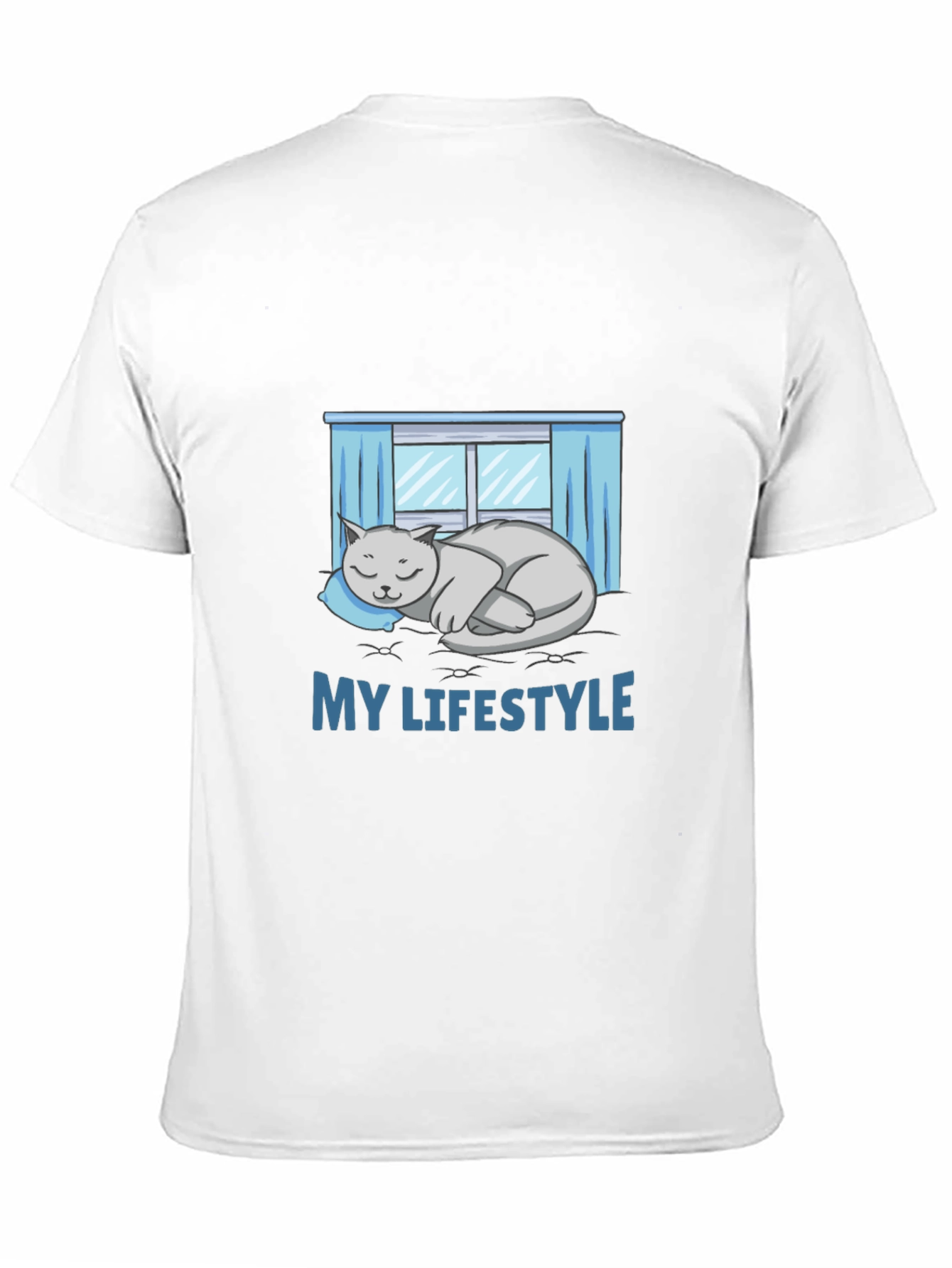 My Lifestyle Cat Nap Black T-Shirt