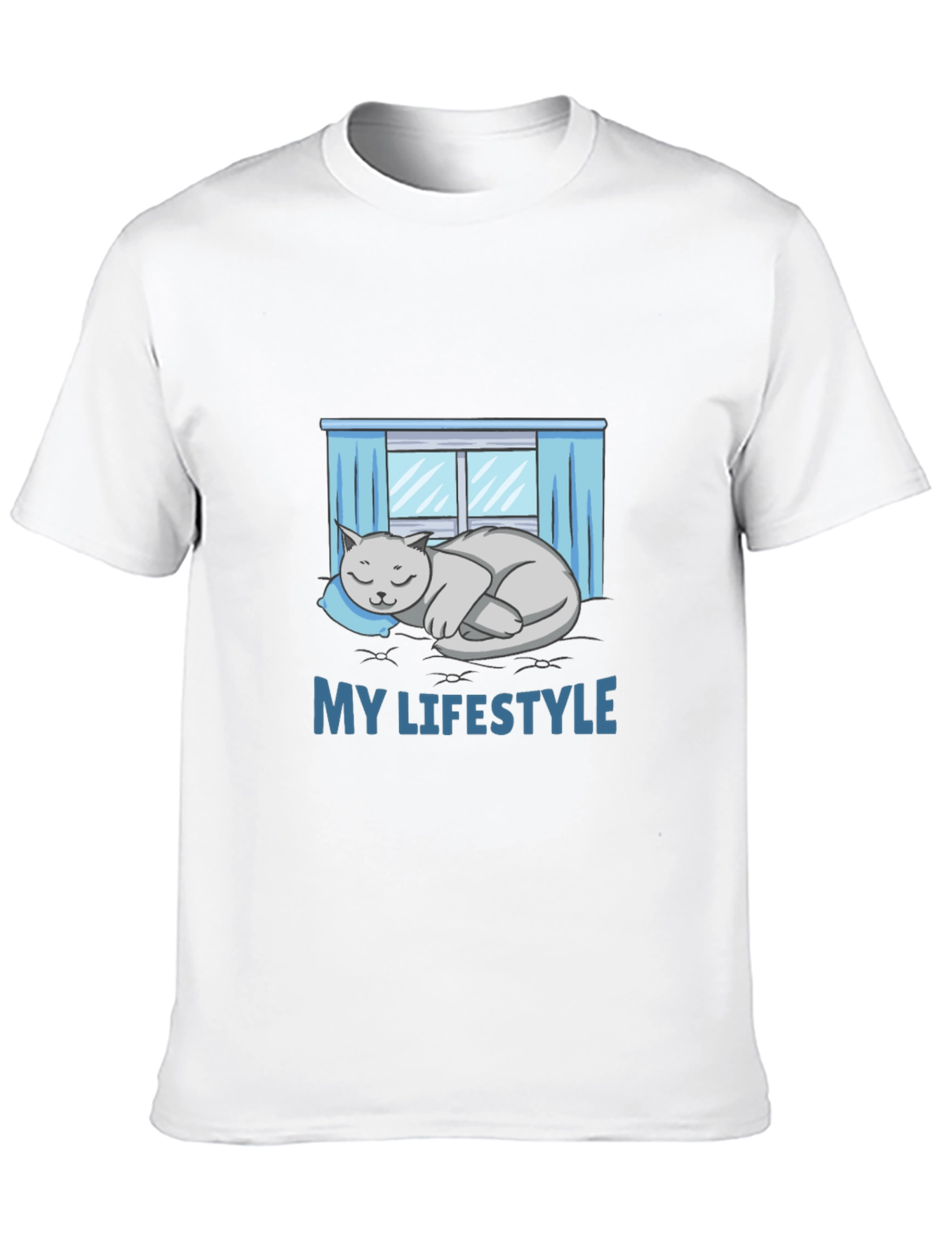 My Lifestyle Cat Nap Black T-Shirt