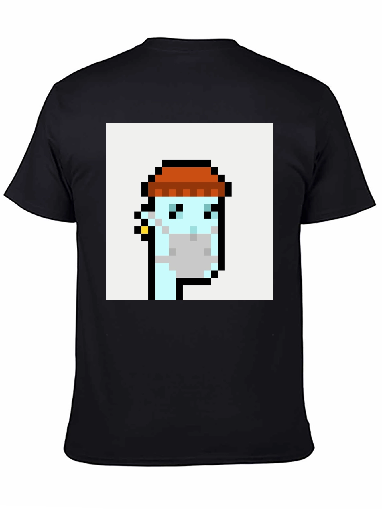 Pixel Art Crypto Punk Black T-Shirt