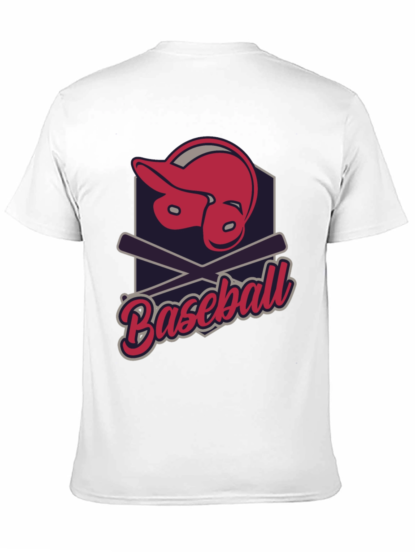 Baseball Helmet & Bats Graphic Tee