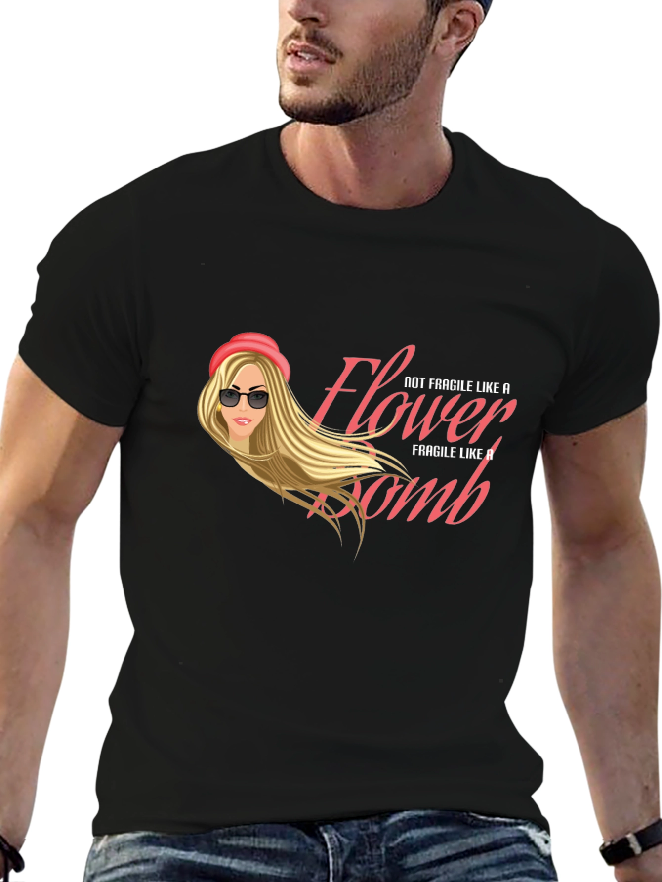 Flower Bomb Graphic Tee - Not Fragile T-Shirt