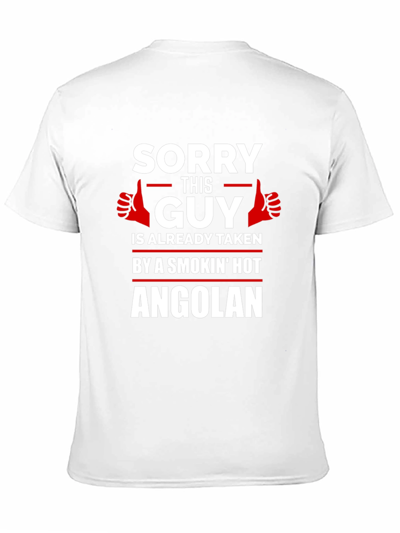 Sorry This Guy Taken by Angolan T-Shirt