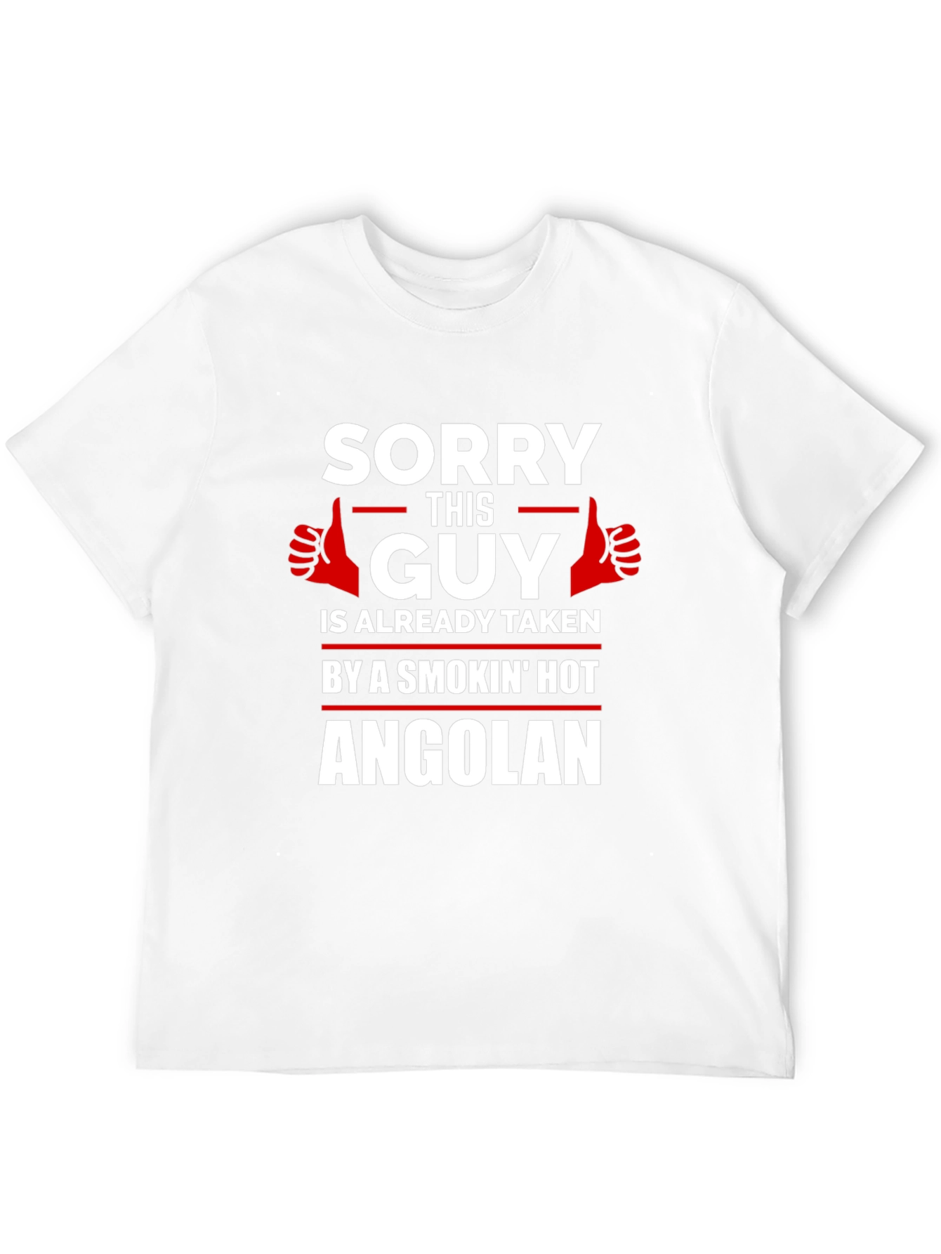 Sorry This Guy Taken by Angolan T-Shirt