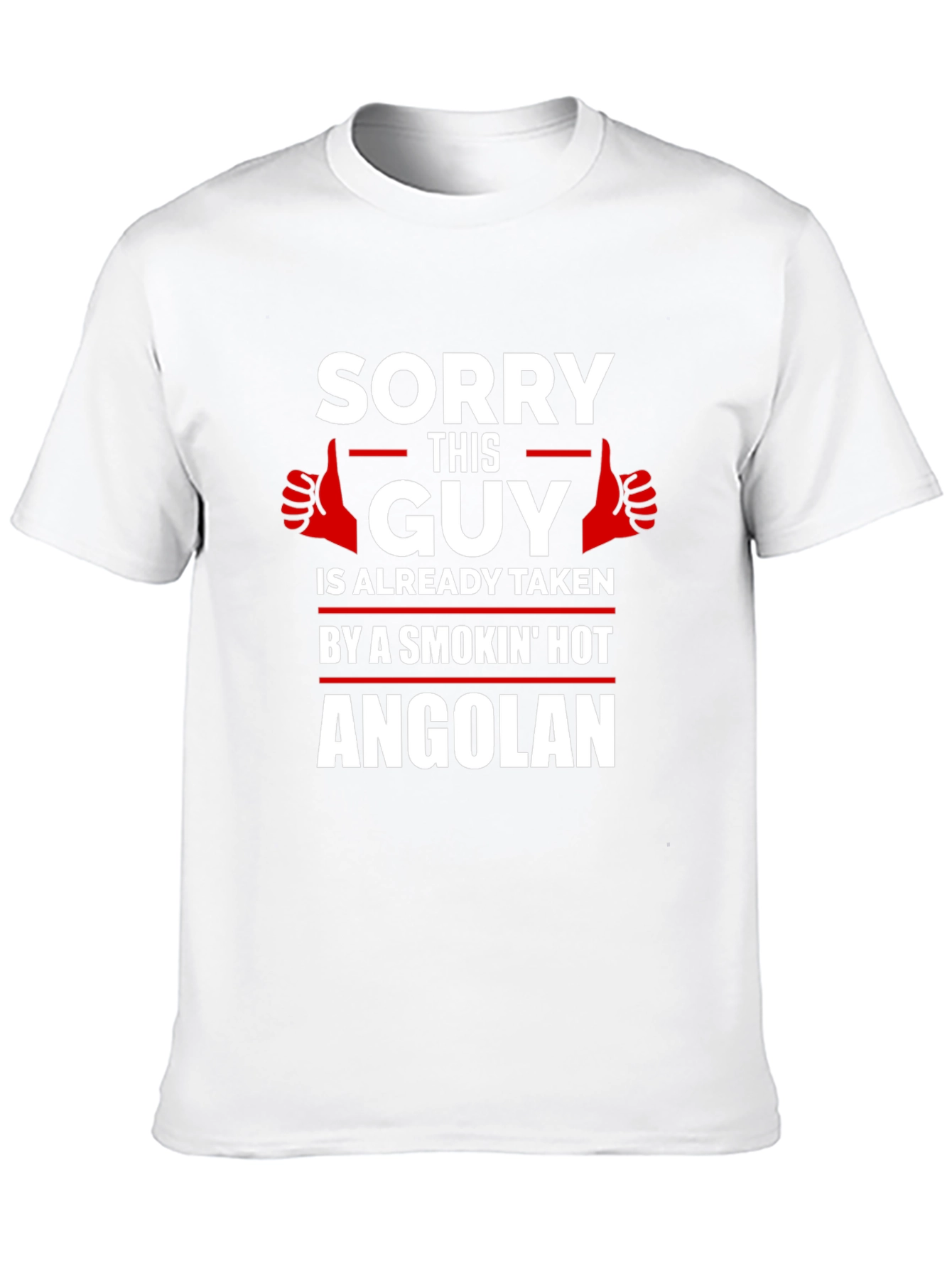 Sorry This Guy Taken by Angolan T-Shirt