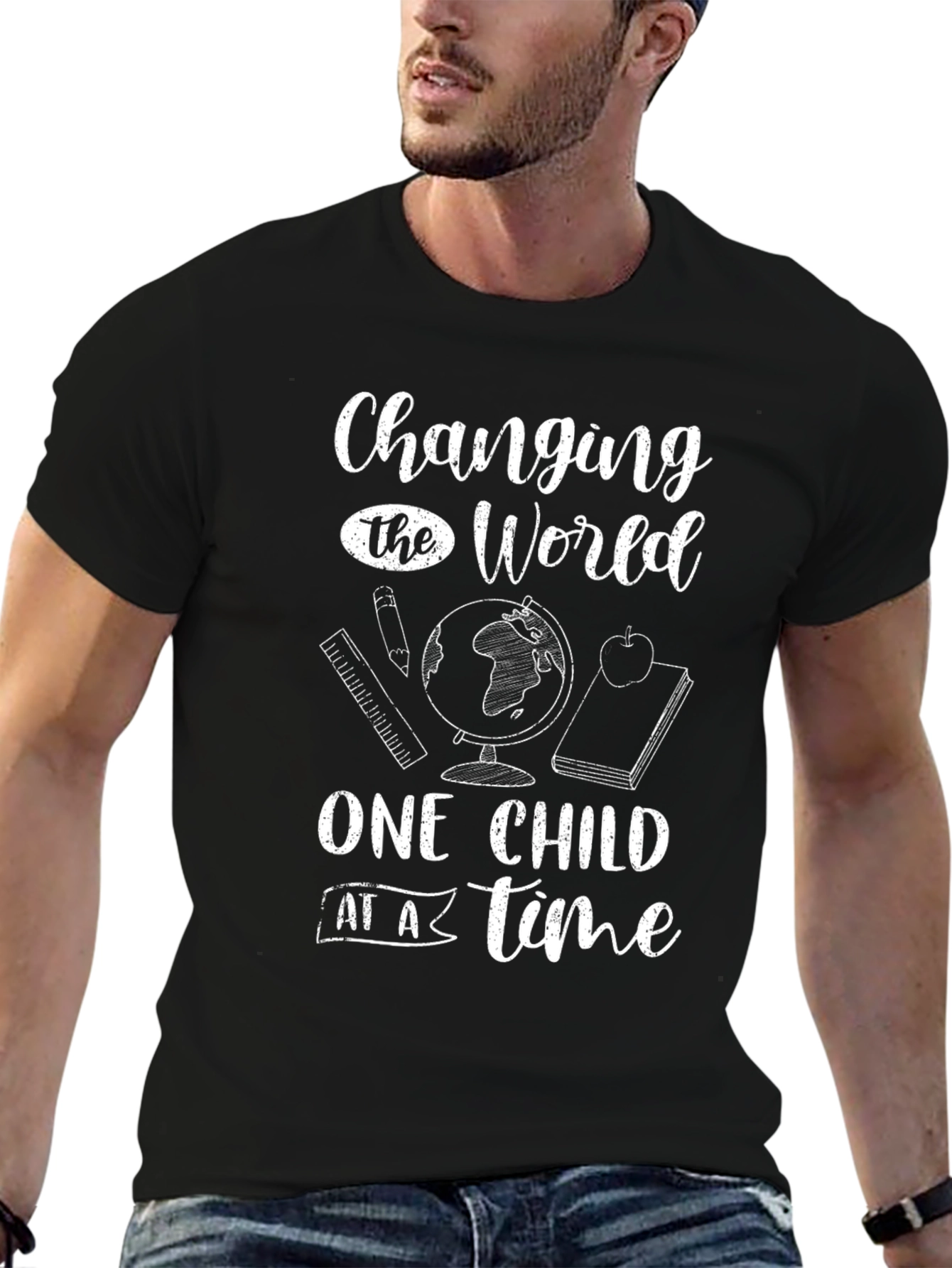 Changing the World Teacher Graphic Tee