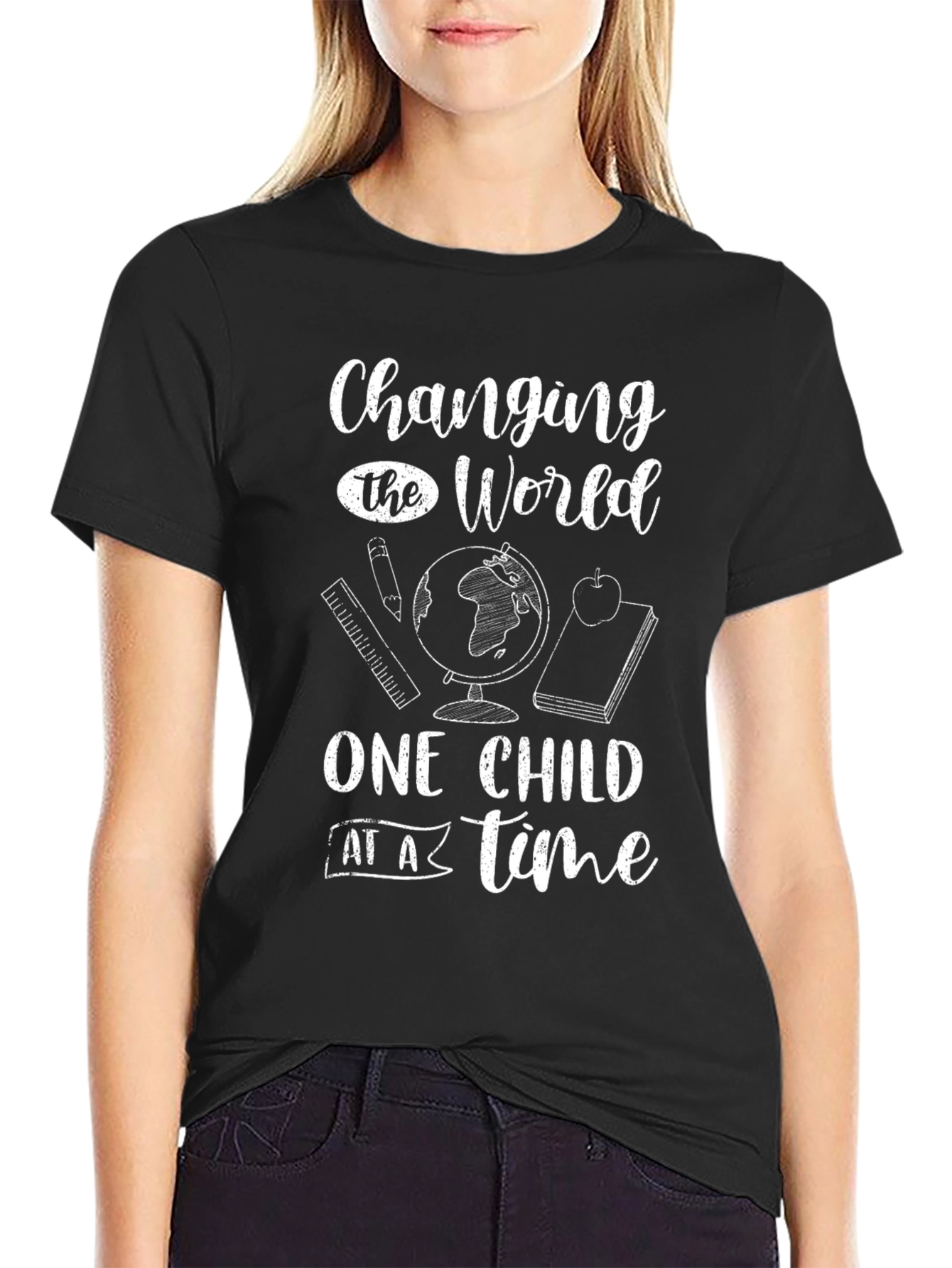 Changing the World Teacher Graphic Tee