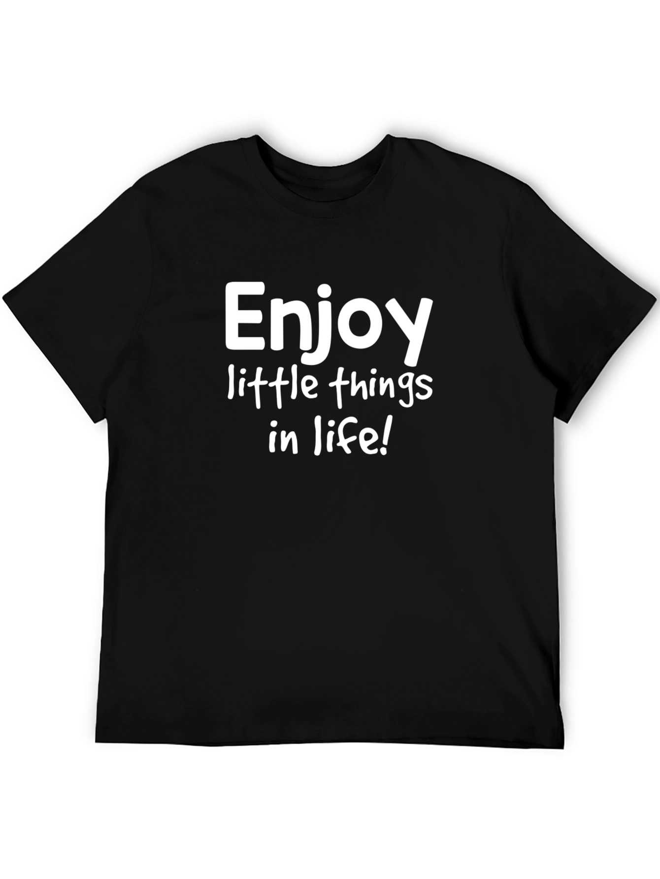 Enjoy Little Things in Life T-Shirt Black