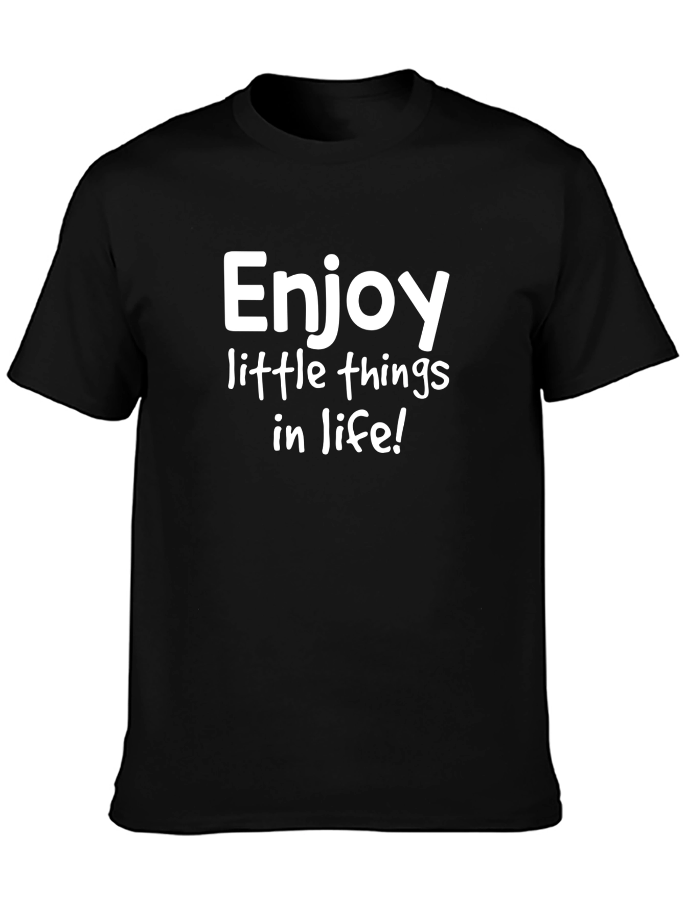 Enjoy Little Things in Life T-Shirt Black