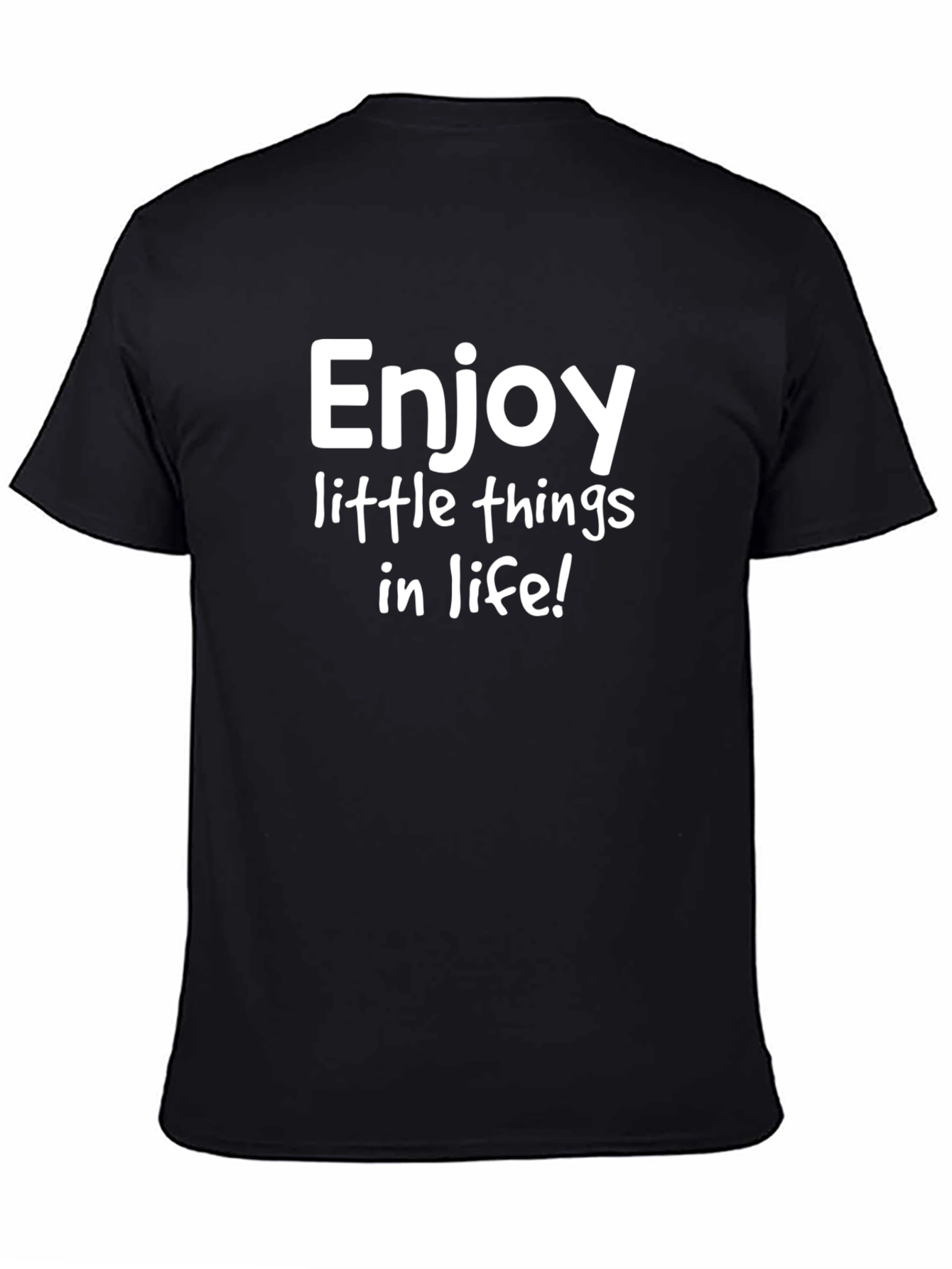 Enjoy Little Things in Life T-Shirt Black