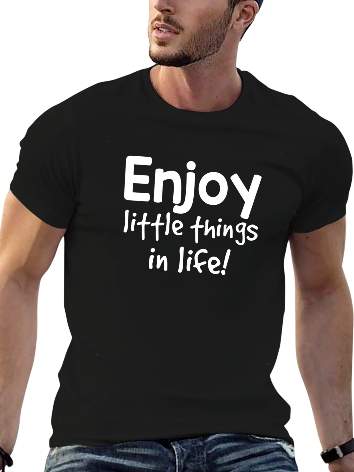 Enjoy Little Things in Life T-Shirt Black