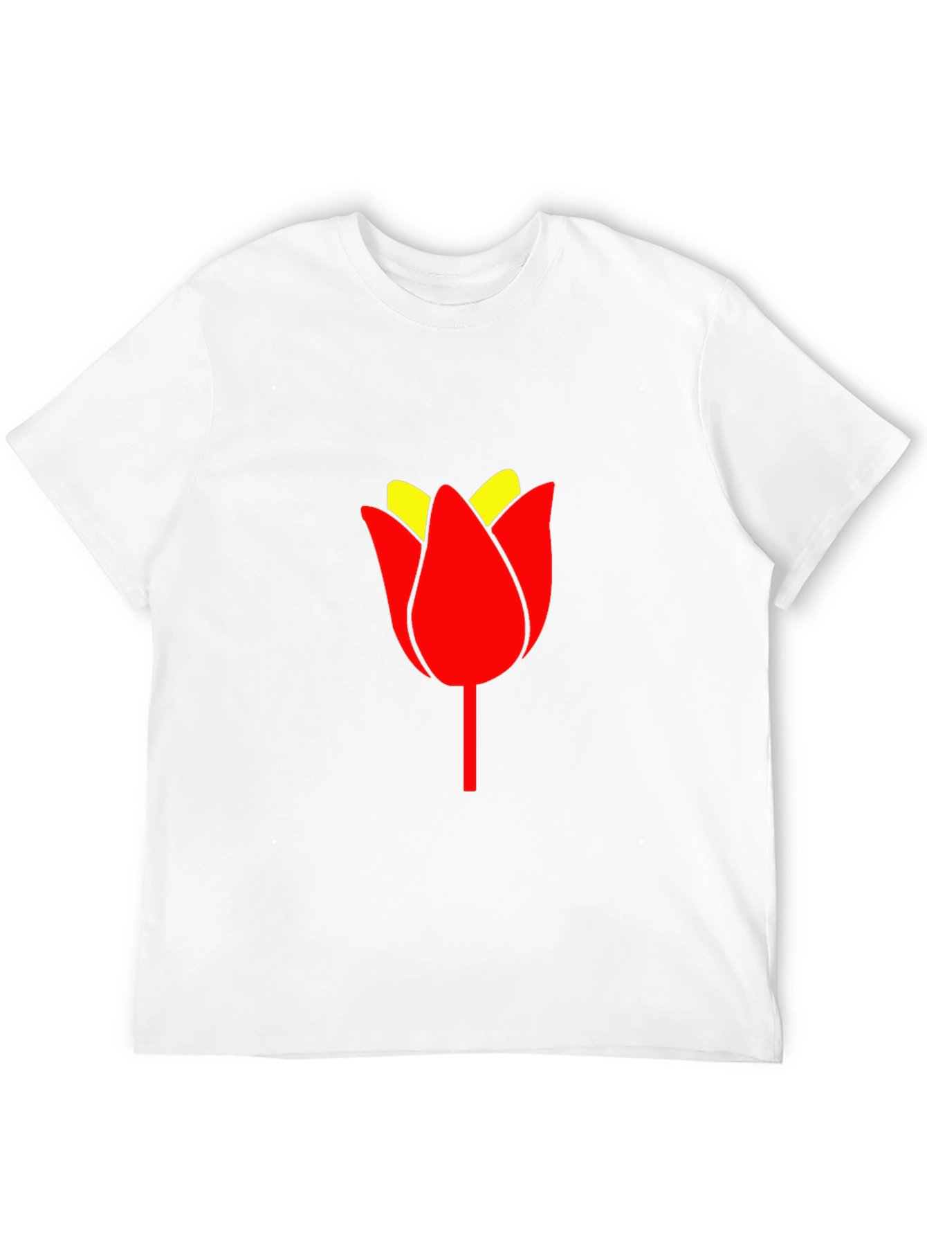 Tulip Graphic Tee - Black Casual Shirt