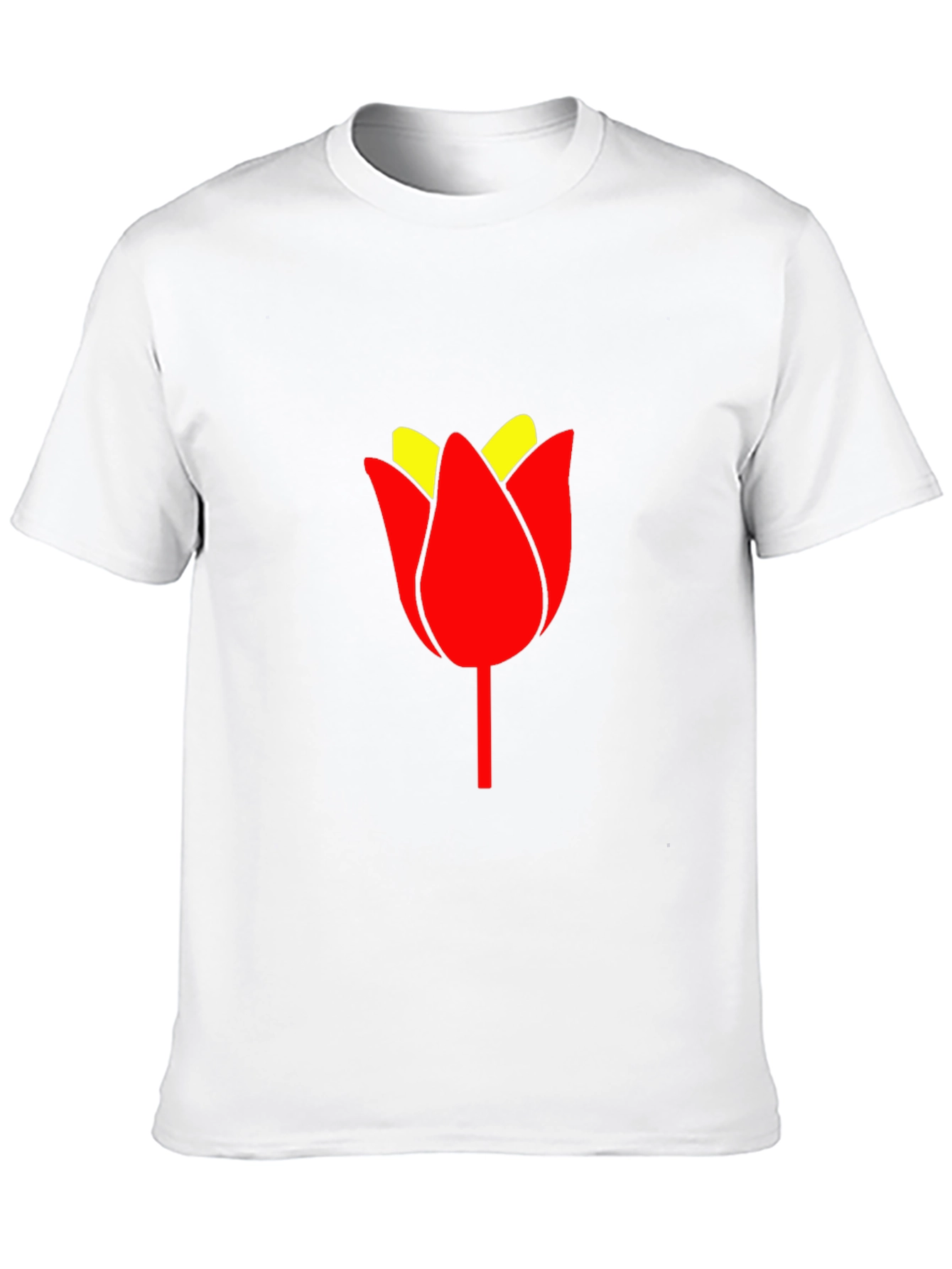 Tulip Graphic Tee - Black Casual Shirt