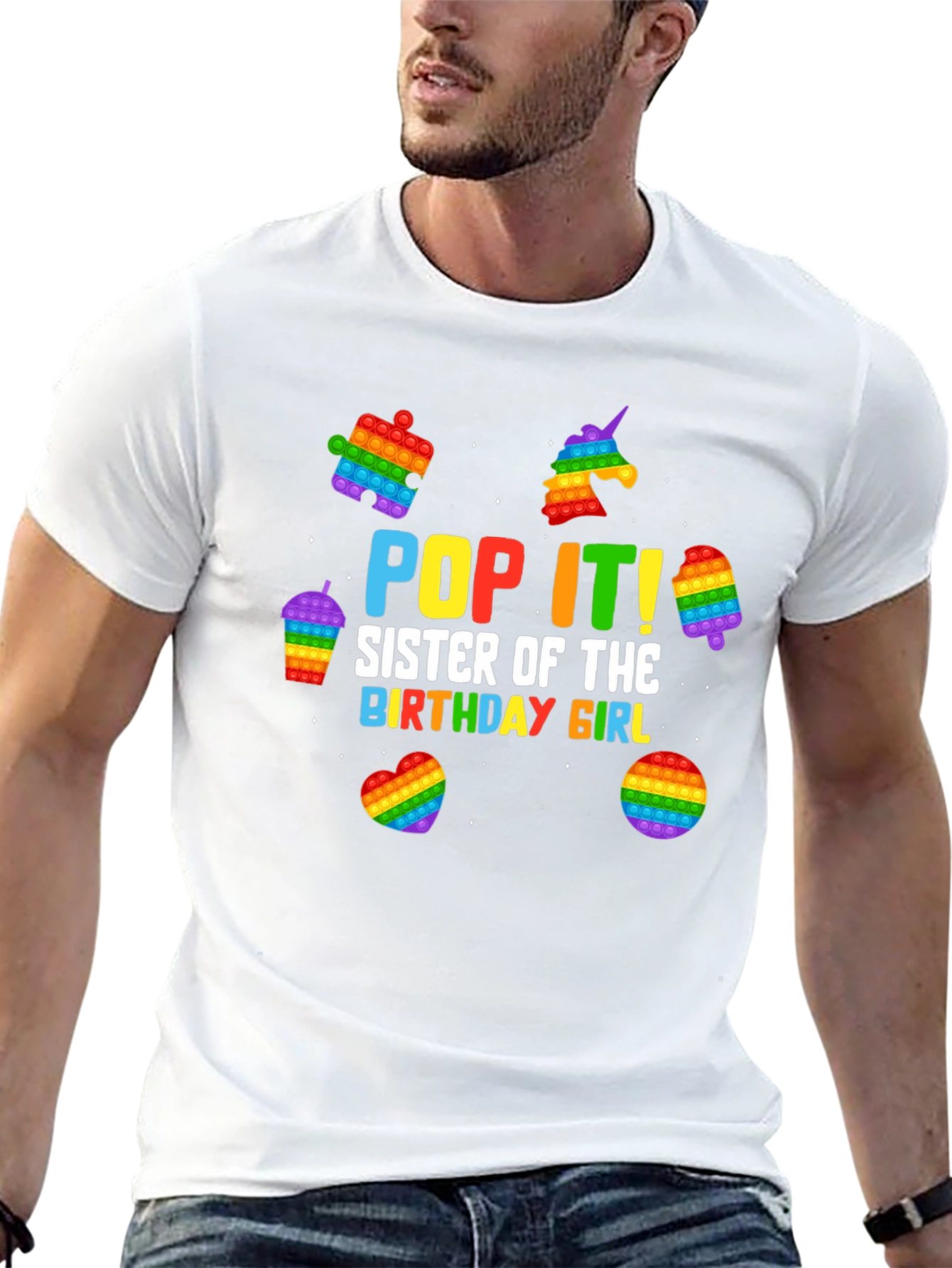 Pop It! Sister of the Birthday Girl T-Shirt