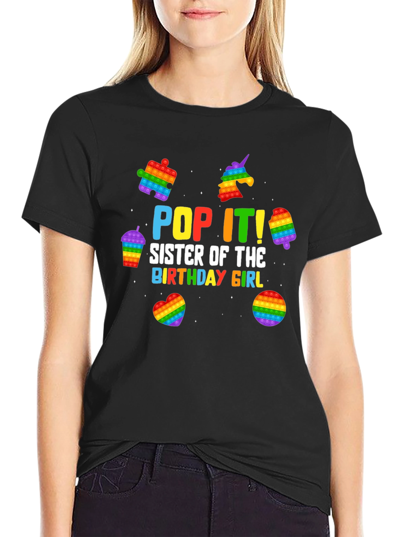 Pop It! Sister of the Birthday Girl T-Shirt