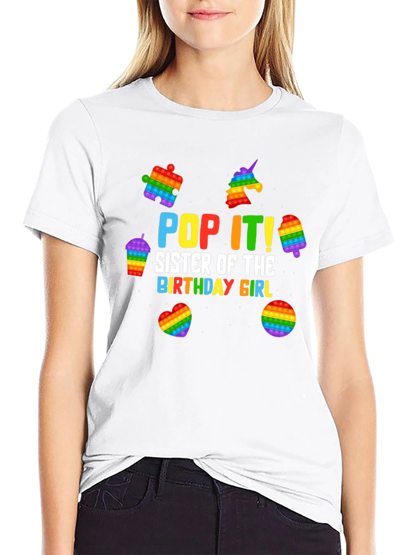 Pop It! Sister of the Birthday Girl T-Shirt