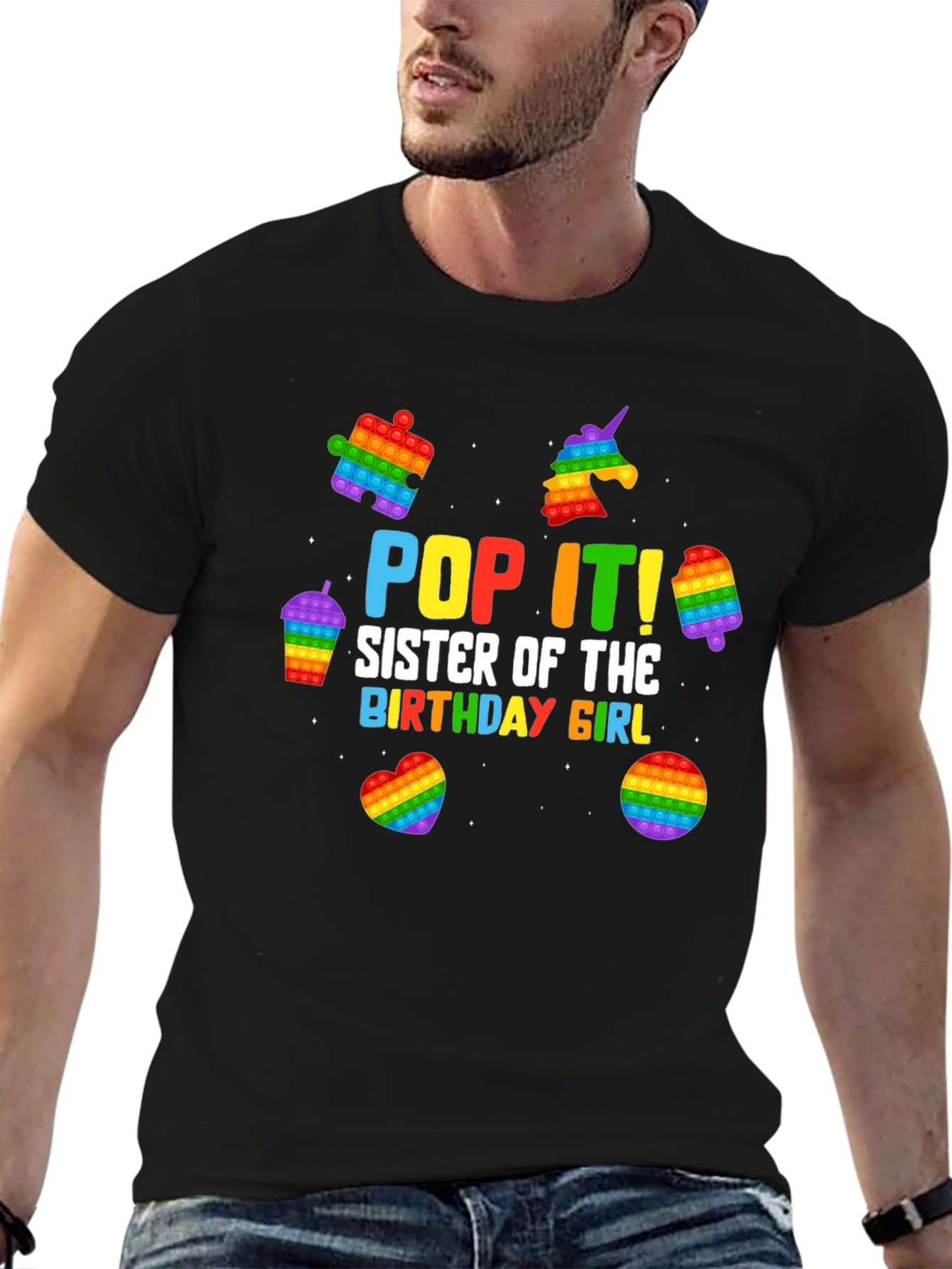 Pop It! Sister of the Birthday Girl T-Shirt
