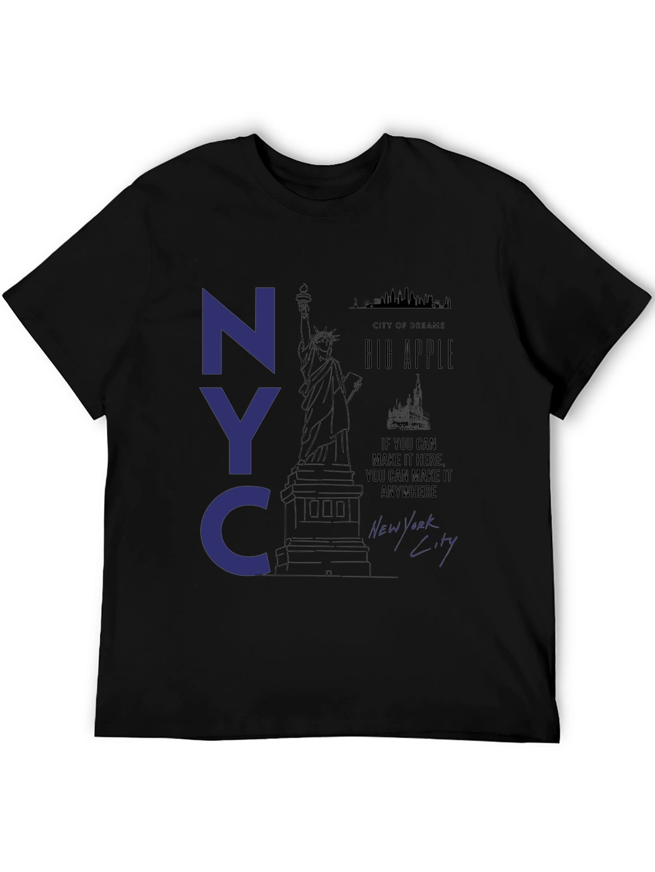 NYC Statue of Liberty Graphic T-Shirt