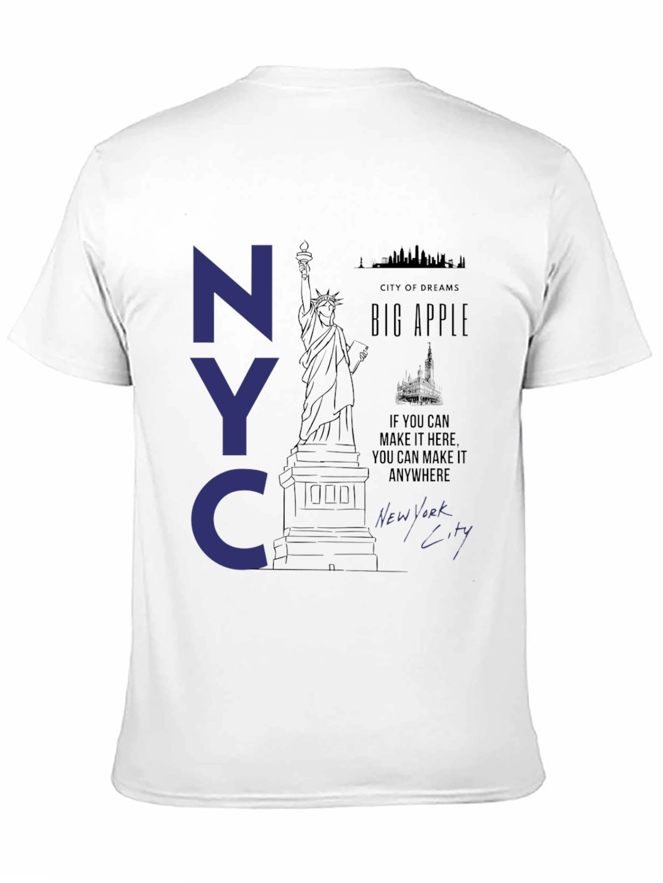 NYC Statue of Liberty Graphic T-Shirt