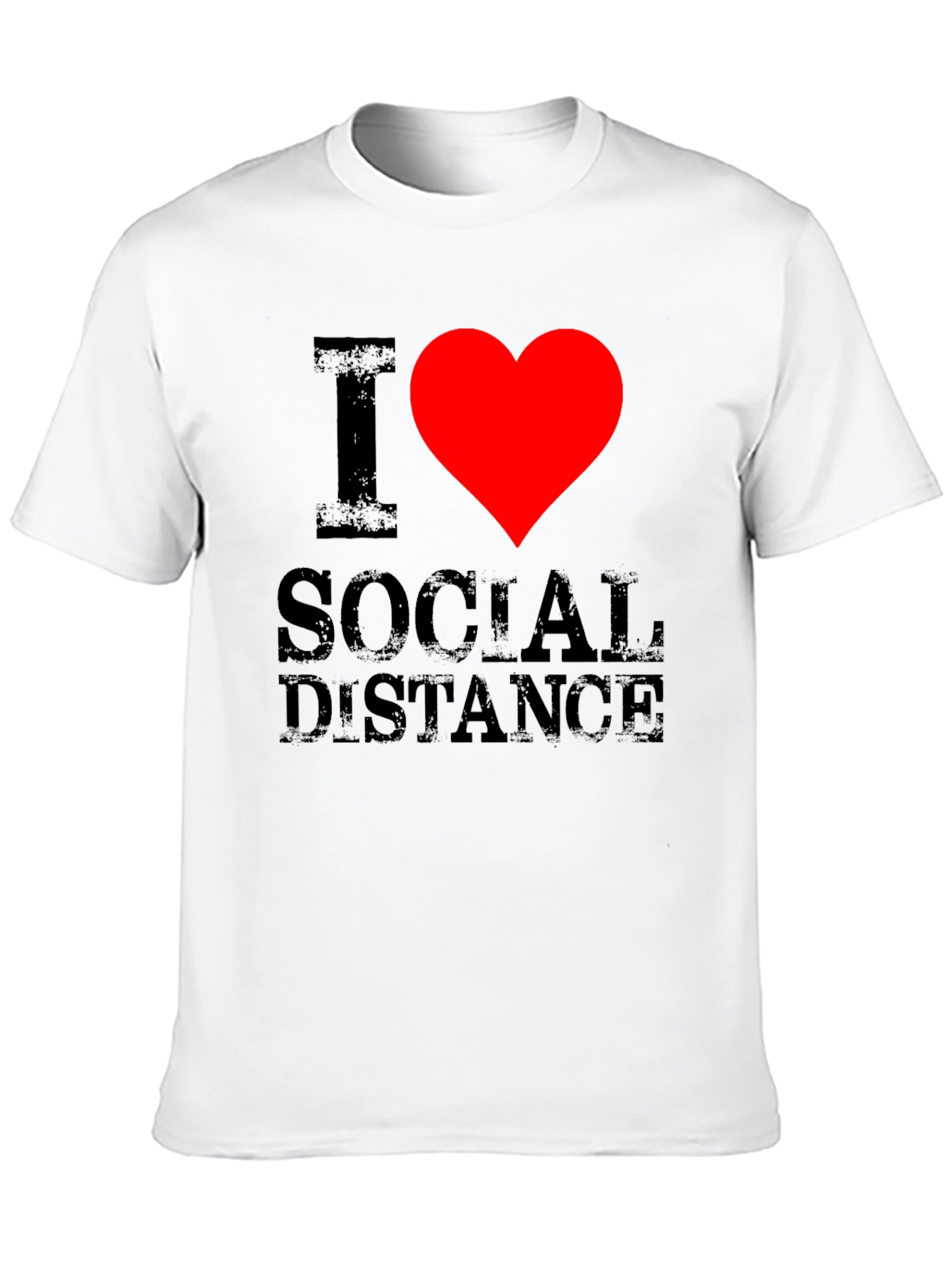 I Heart Social Distance Graphic Tee