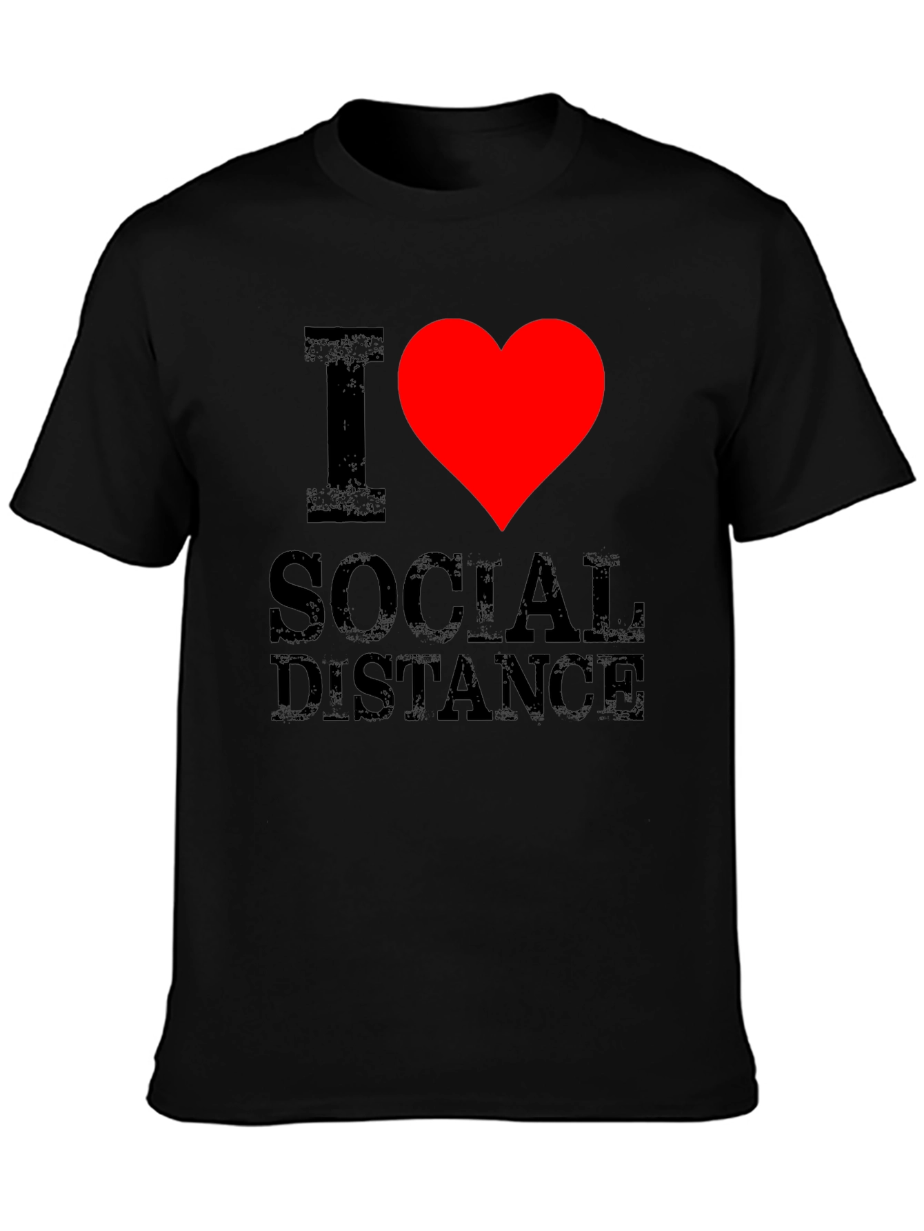 I Heart Social Distance Graphic Tee