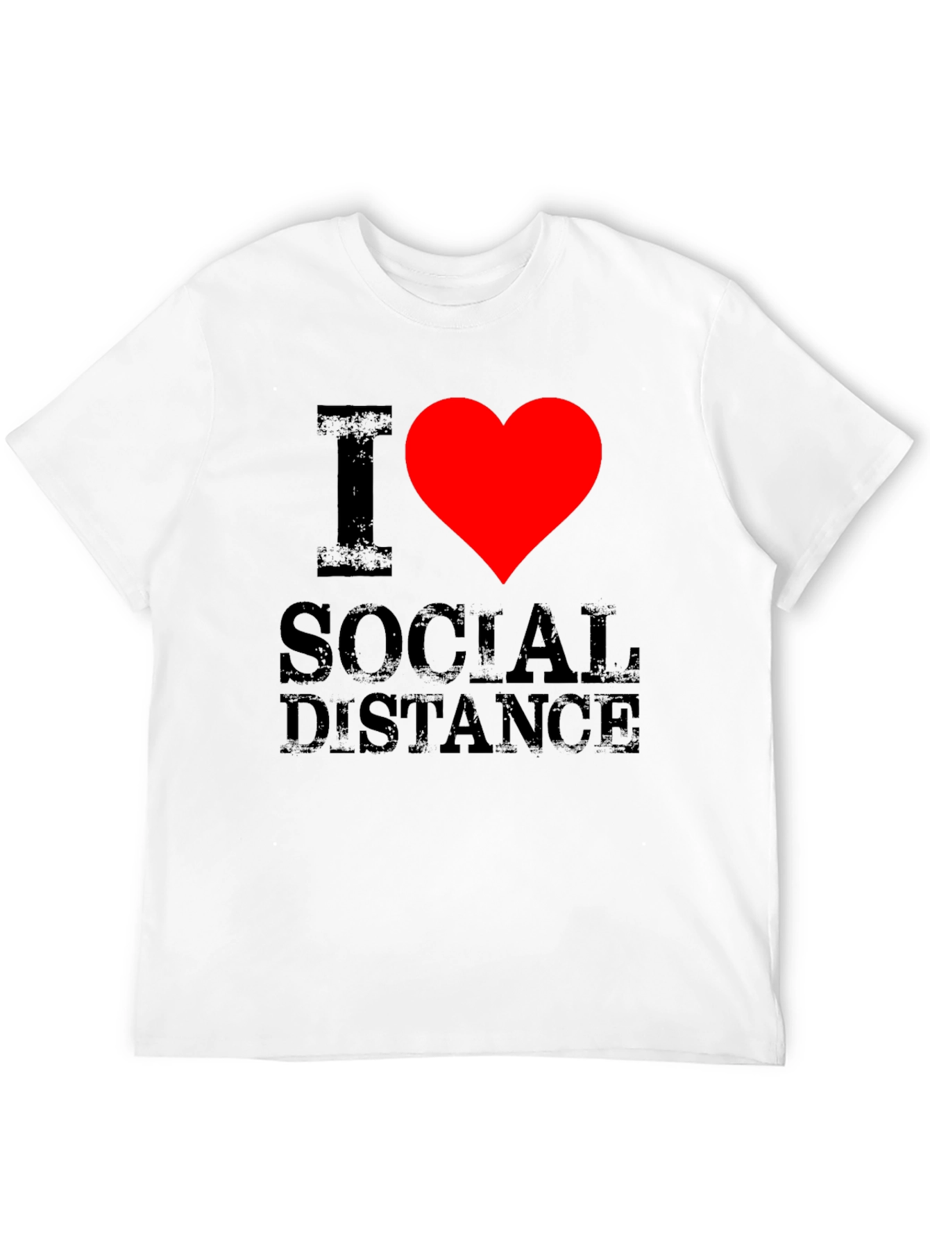 I Heart Social Distance Graphic Tee