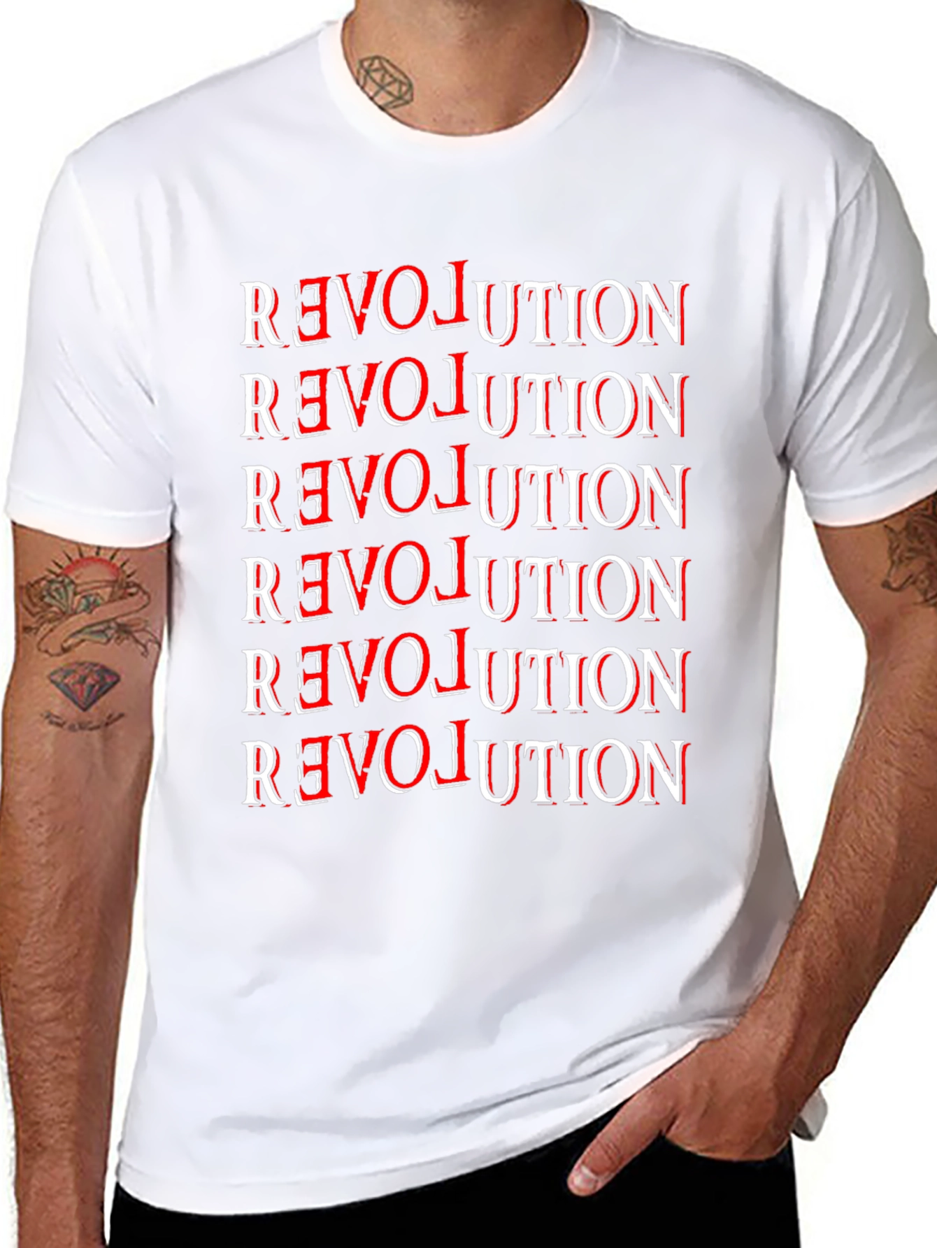 Revolution Graphic Tee - Bold Statement T-Shirt
