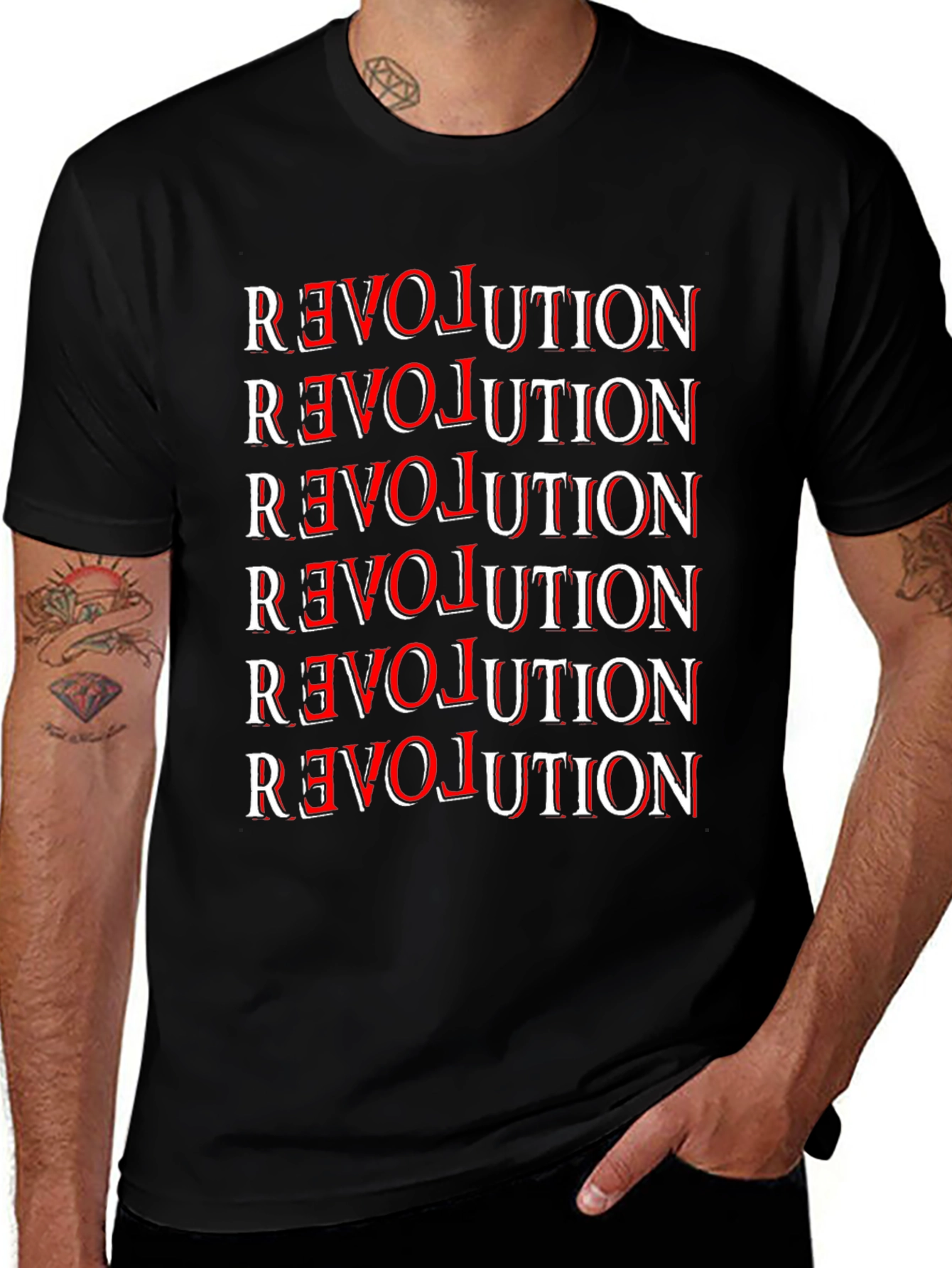 Revolution Graphic Tee - Bold Statement T-Shirt