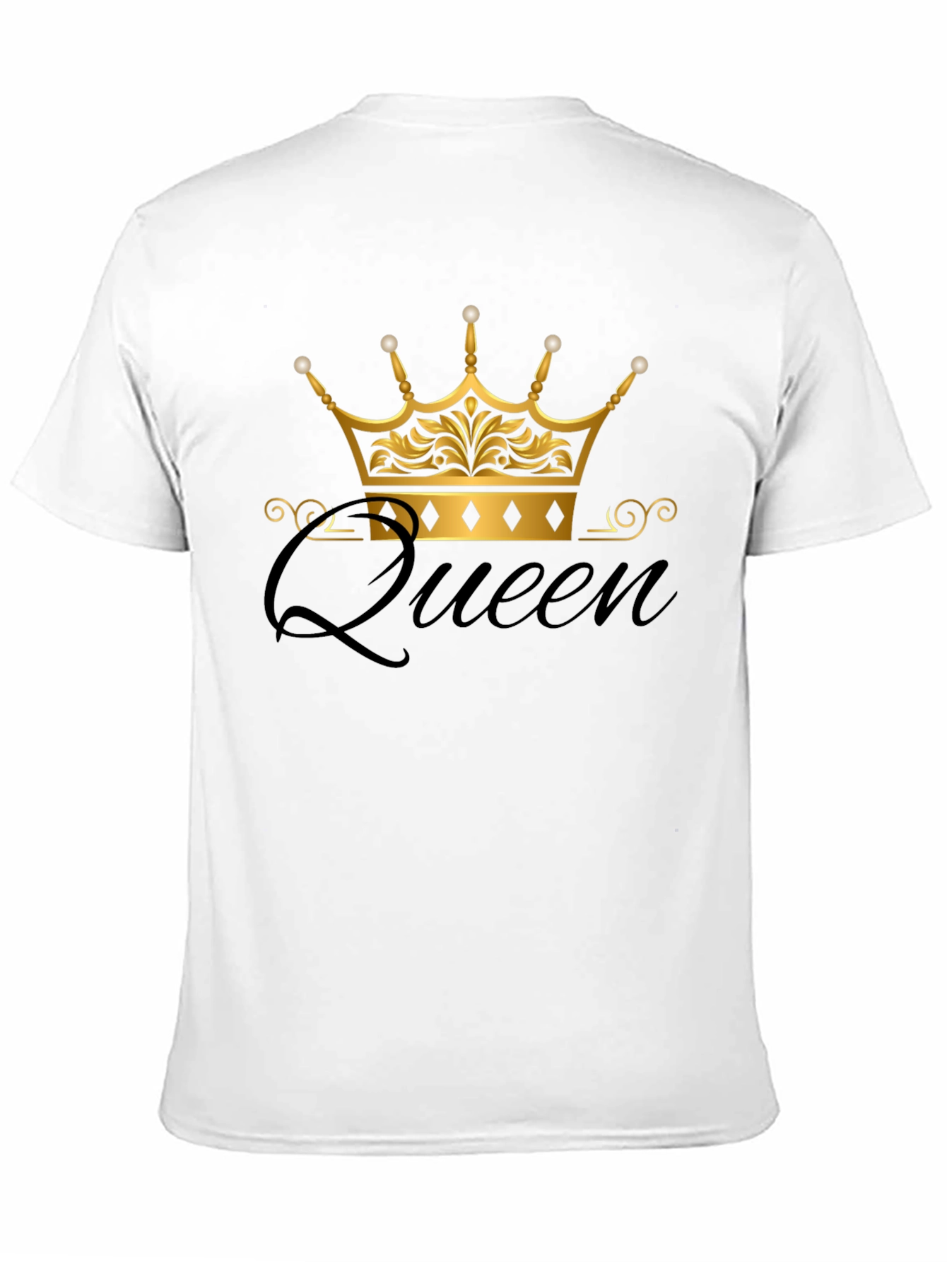 Queen Crown Black T-Shirt