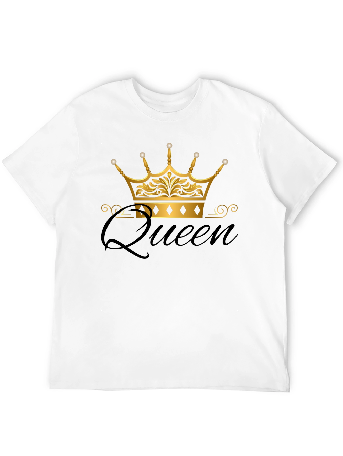 Queen Crown Black T-Shirt
