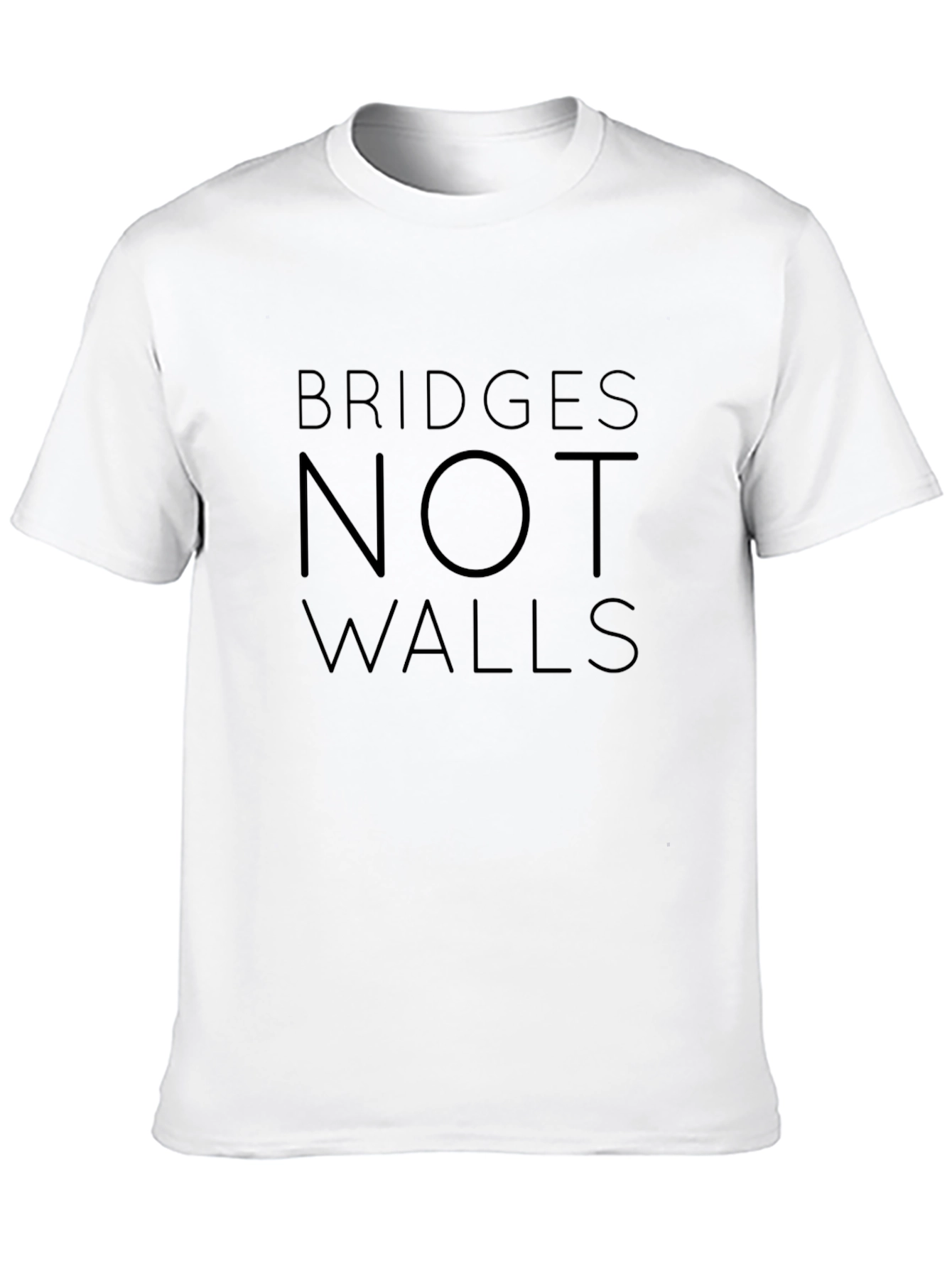 Bridges Not Walls Graphic Tee - Black