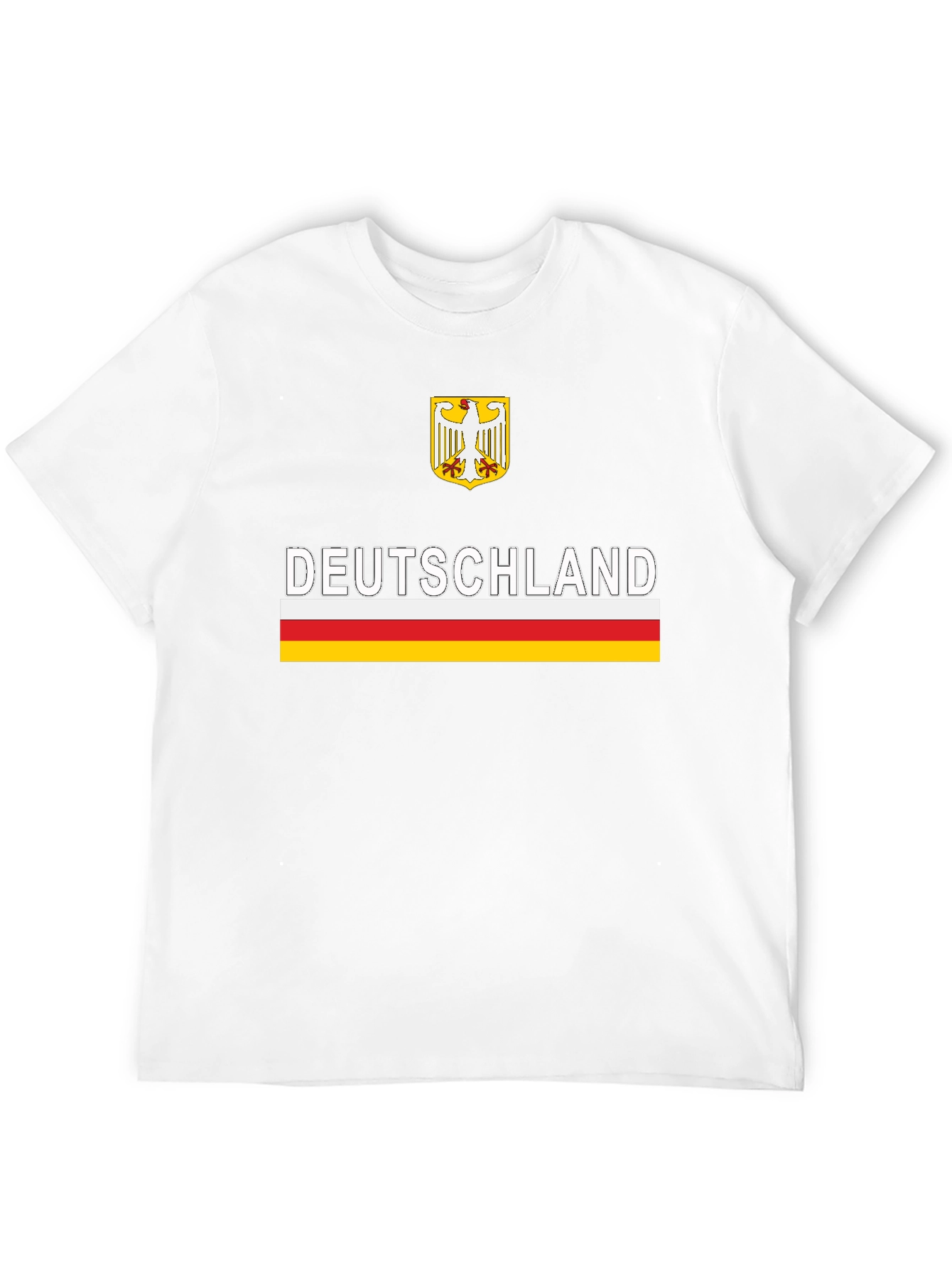 Deutschland Eagle Crest Graphic Tee - Black