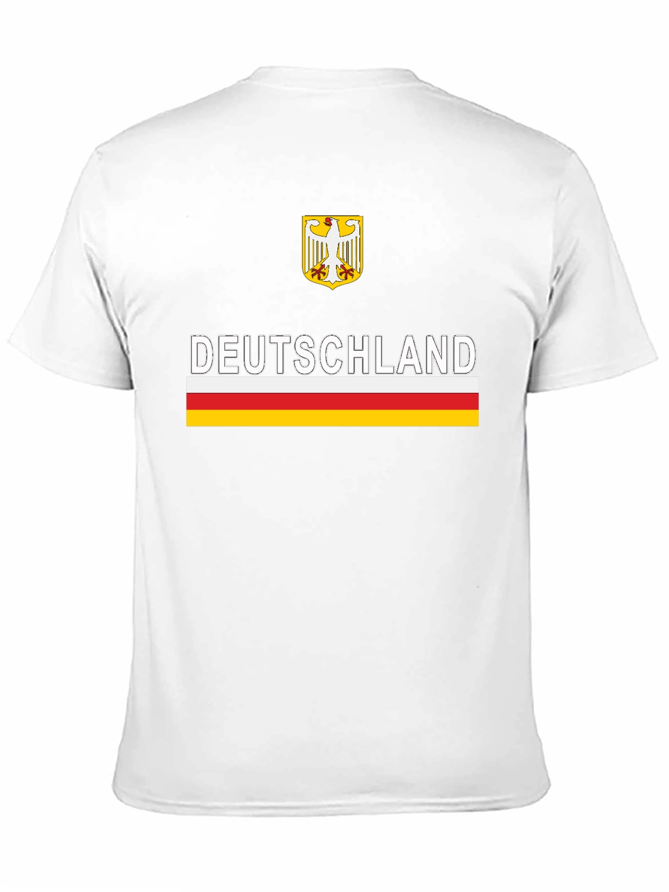 Deutschland Eagle Crest Graphic Tee - Black
