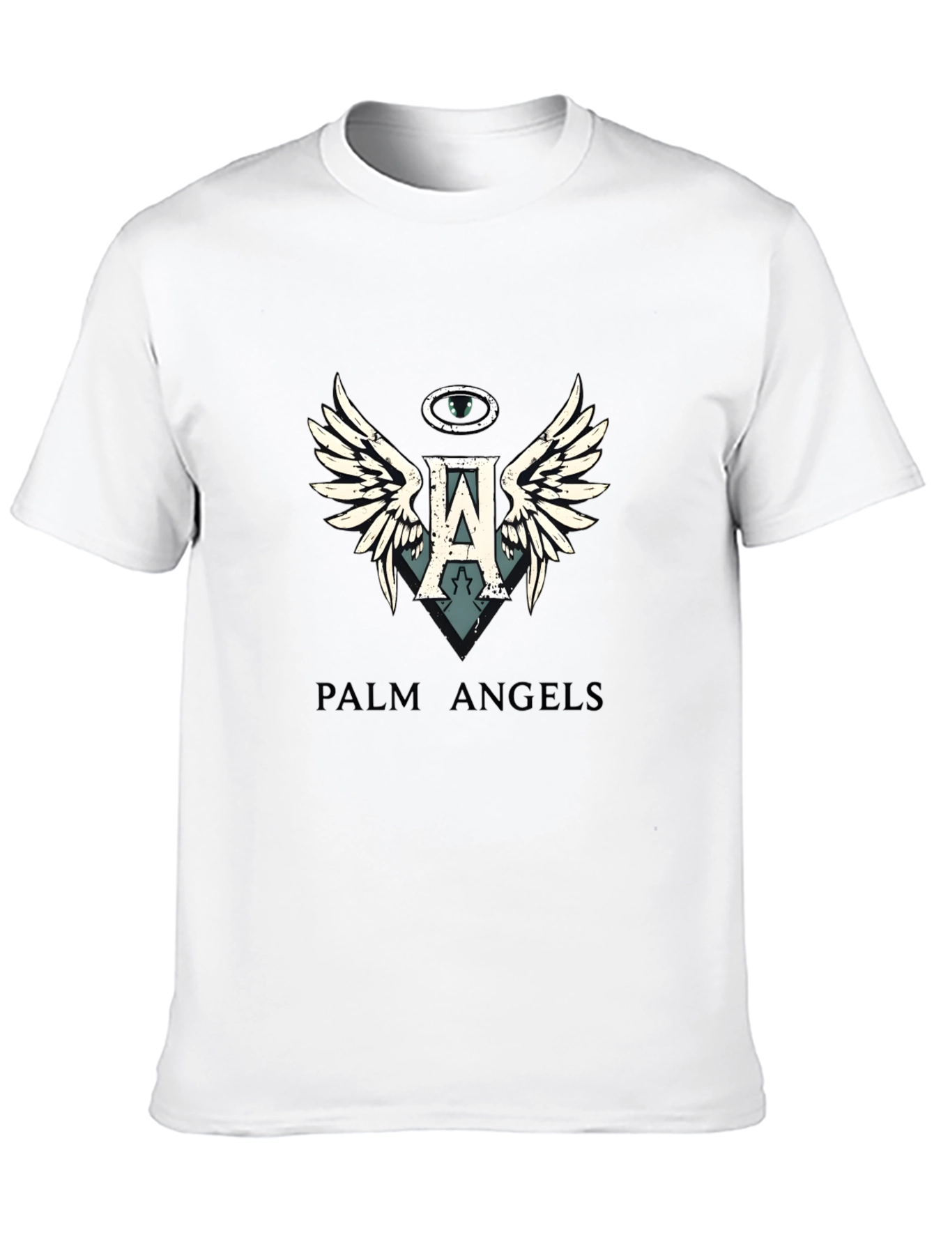 Palm Angels Black Graphic Tee