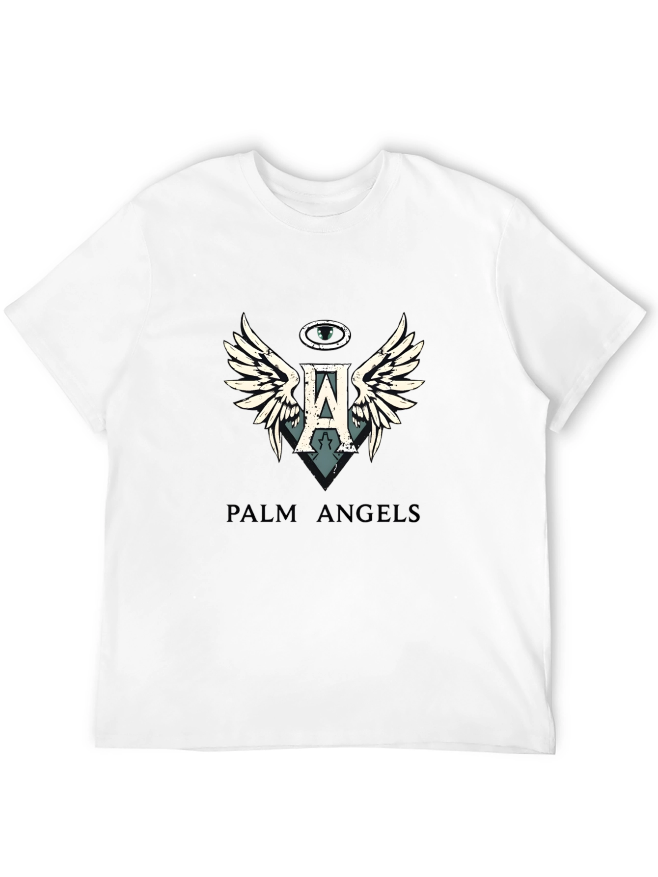 Palm Angels Black Graphic Tee
