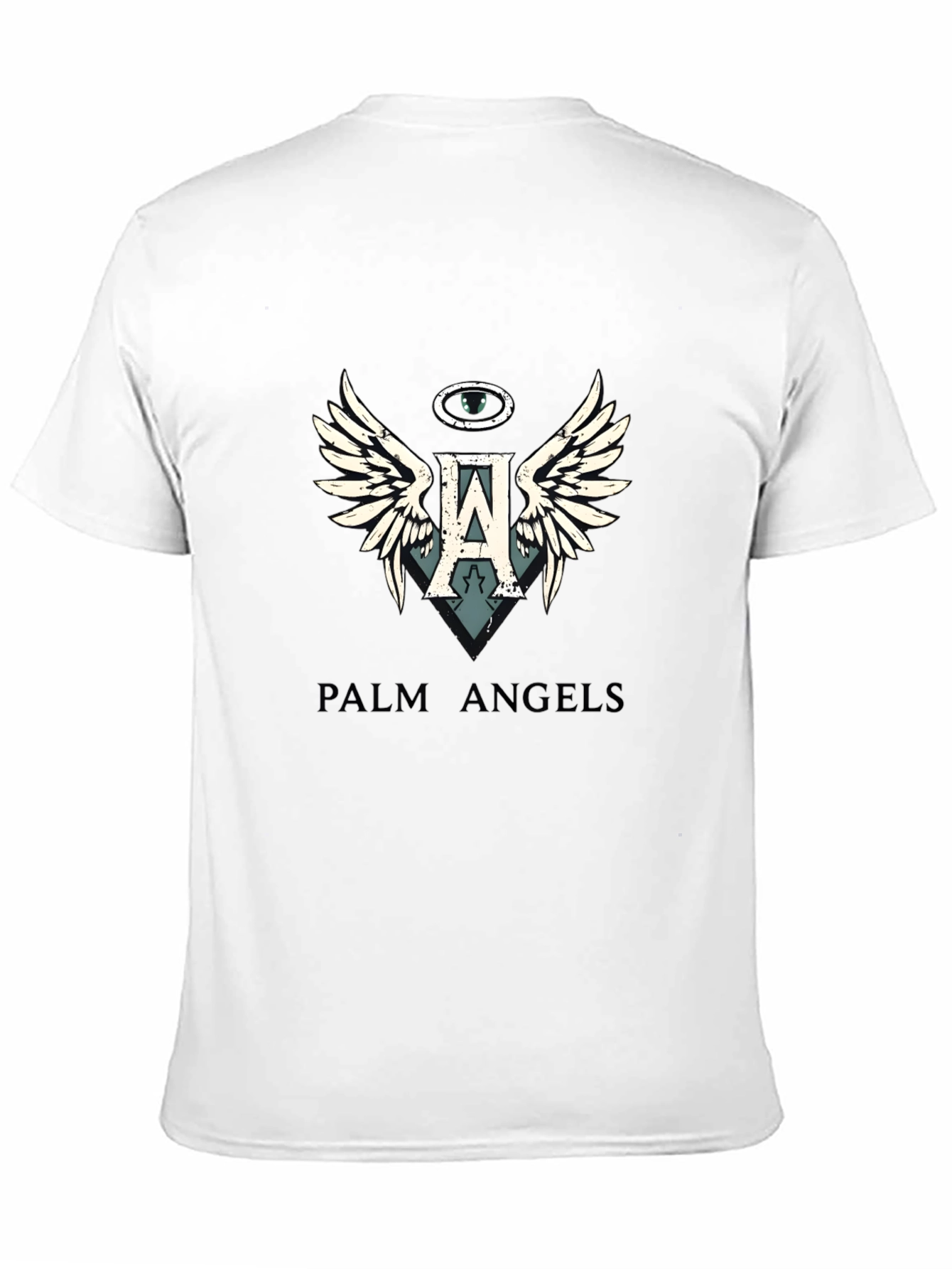 Palm Angels Black Graphic Tee