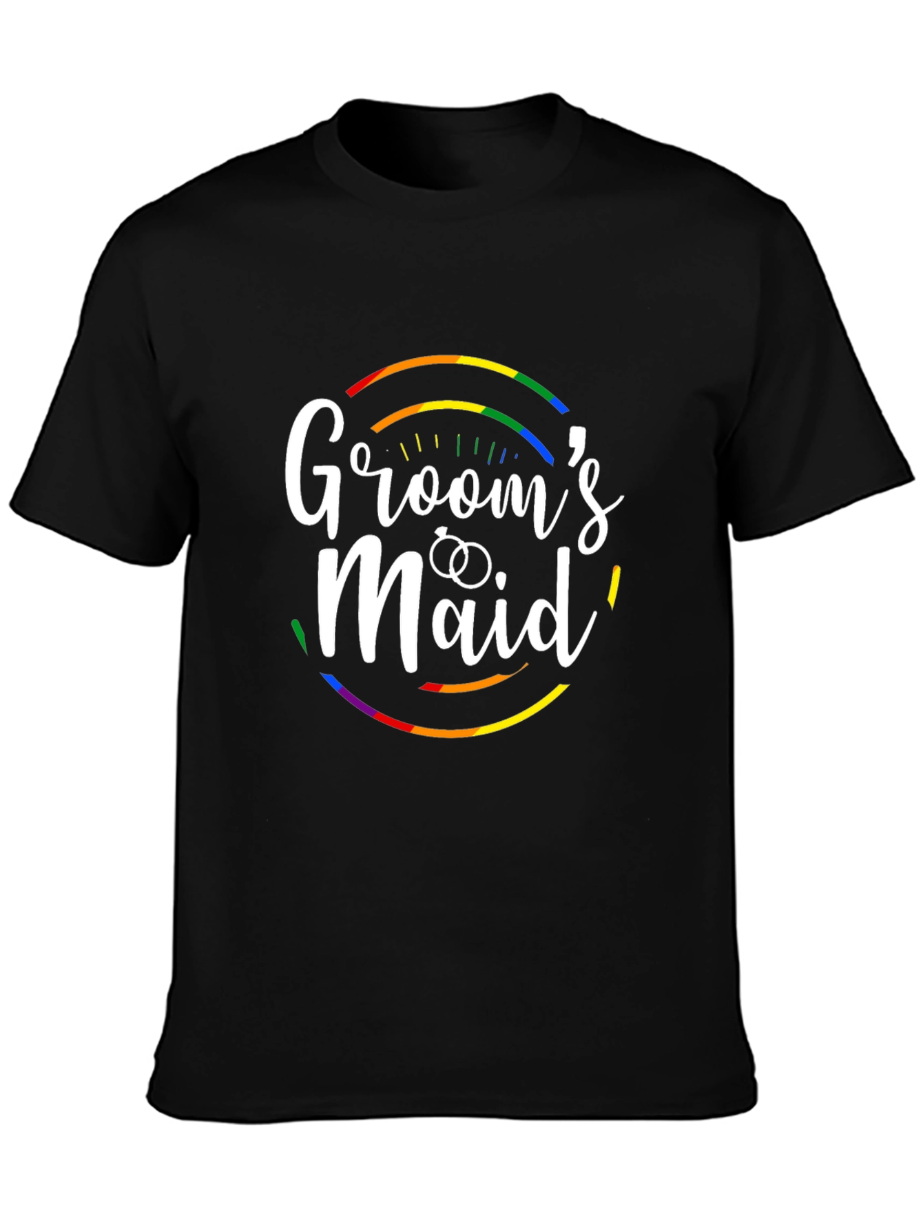 Grooms Maid Pride LGBTQ T-Shirt