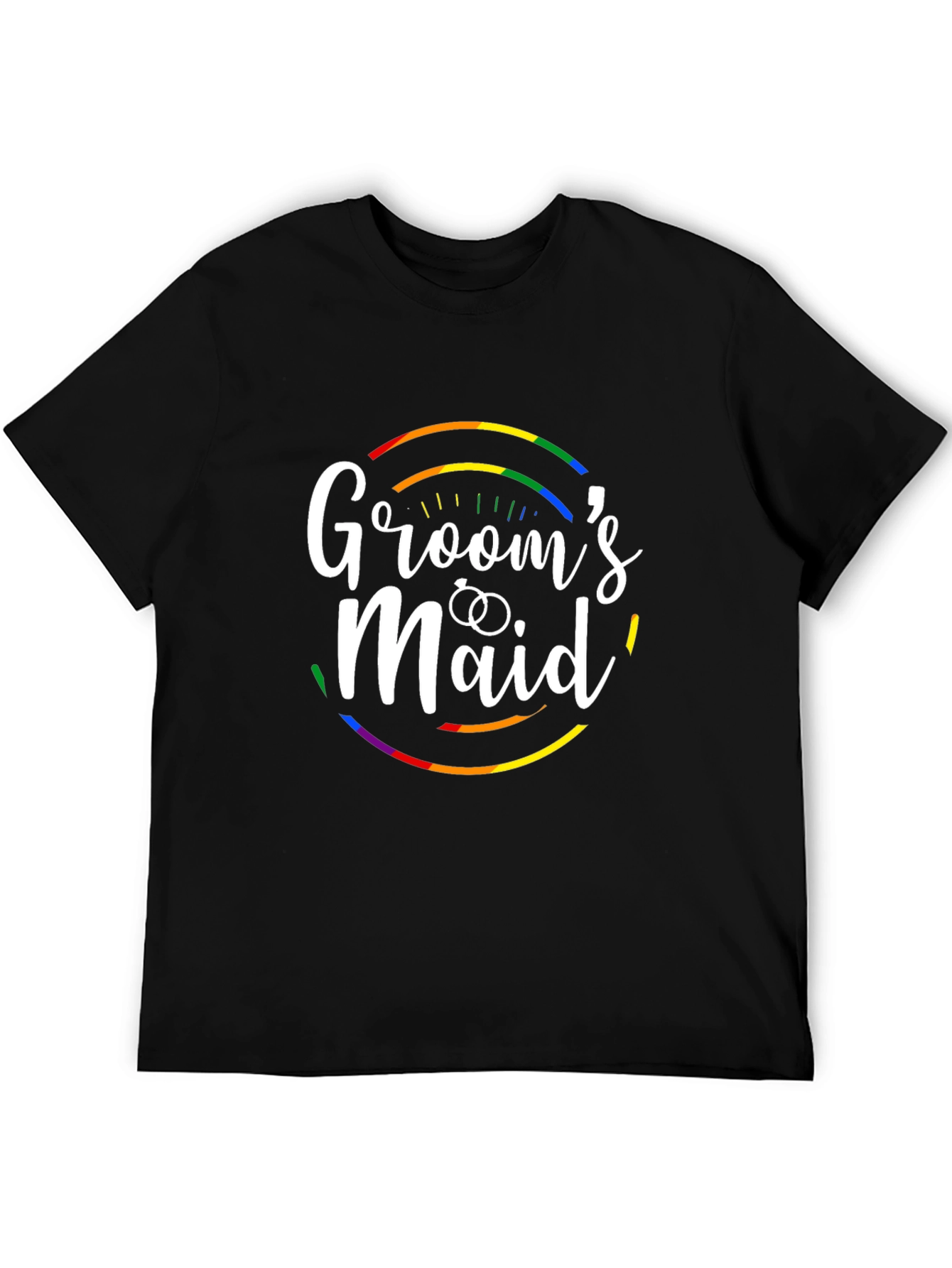 Grooms Maid Pride LGBTQ T-Shirt