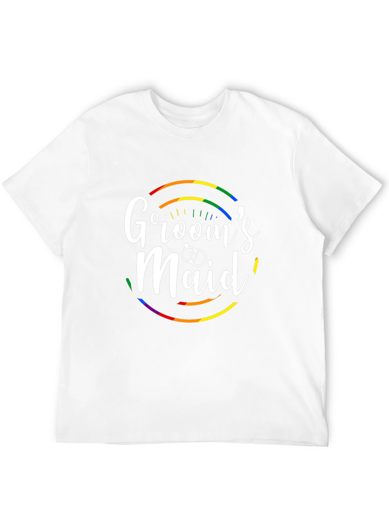 Grooms Maid Pride LGBTQ T-Shirt