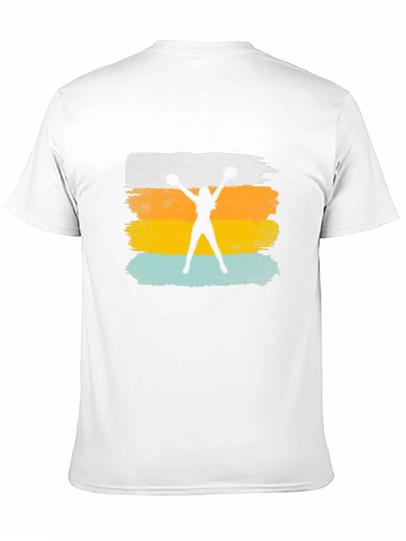 Cheerleader Silhouette Graphic T-Shirt