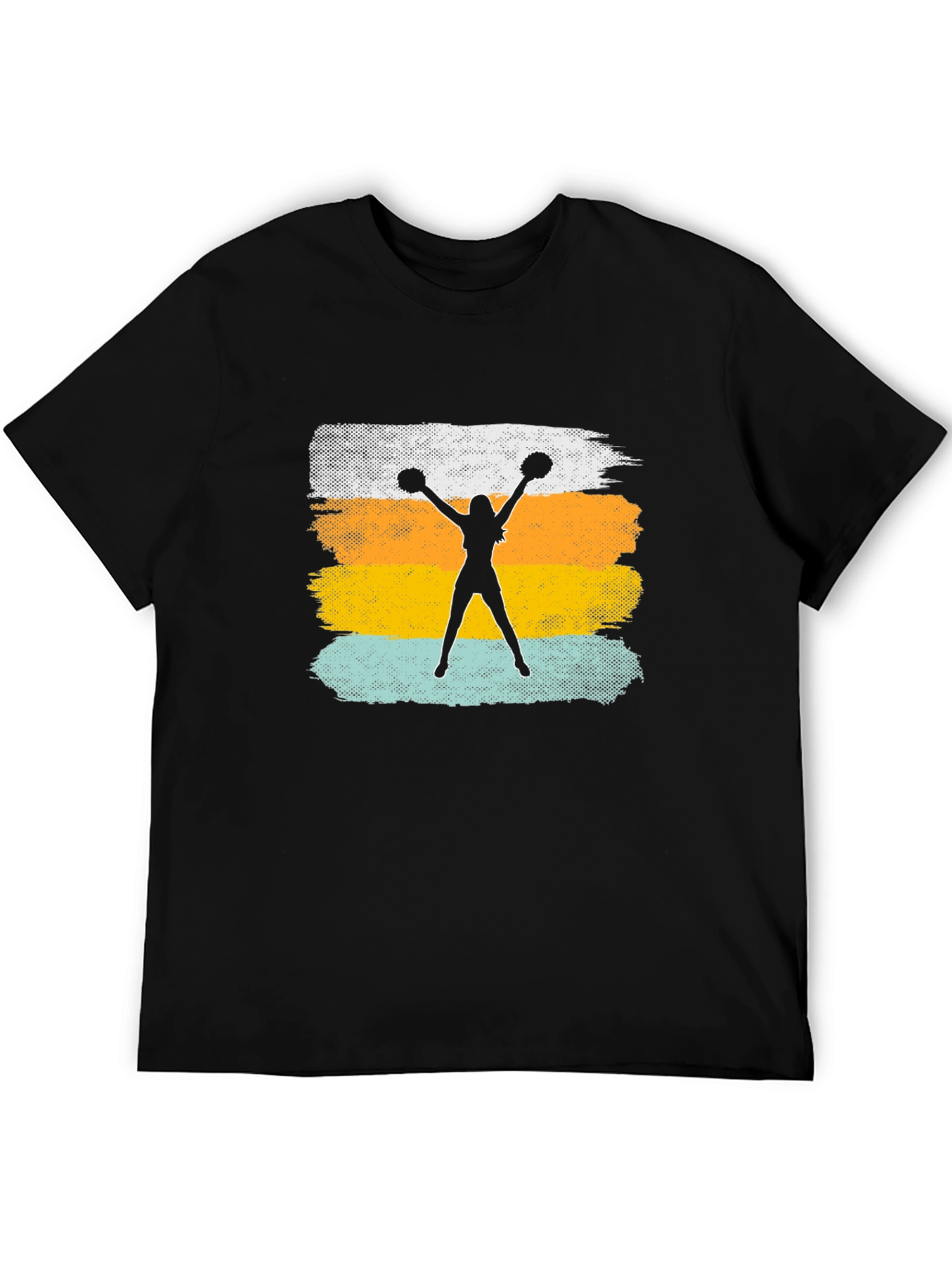 Cheerleader Silhouette Graphic T-Shirt