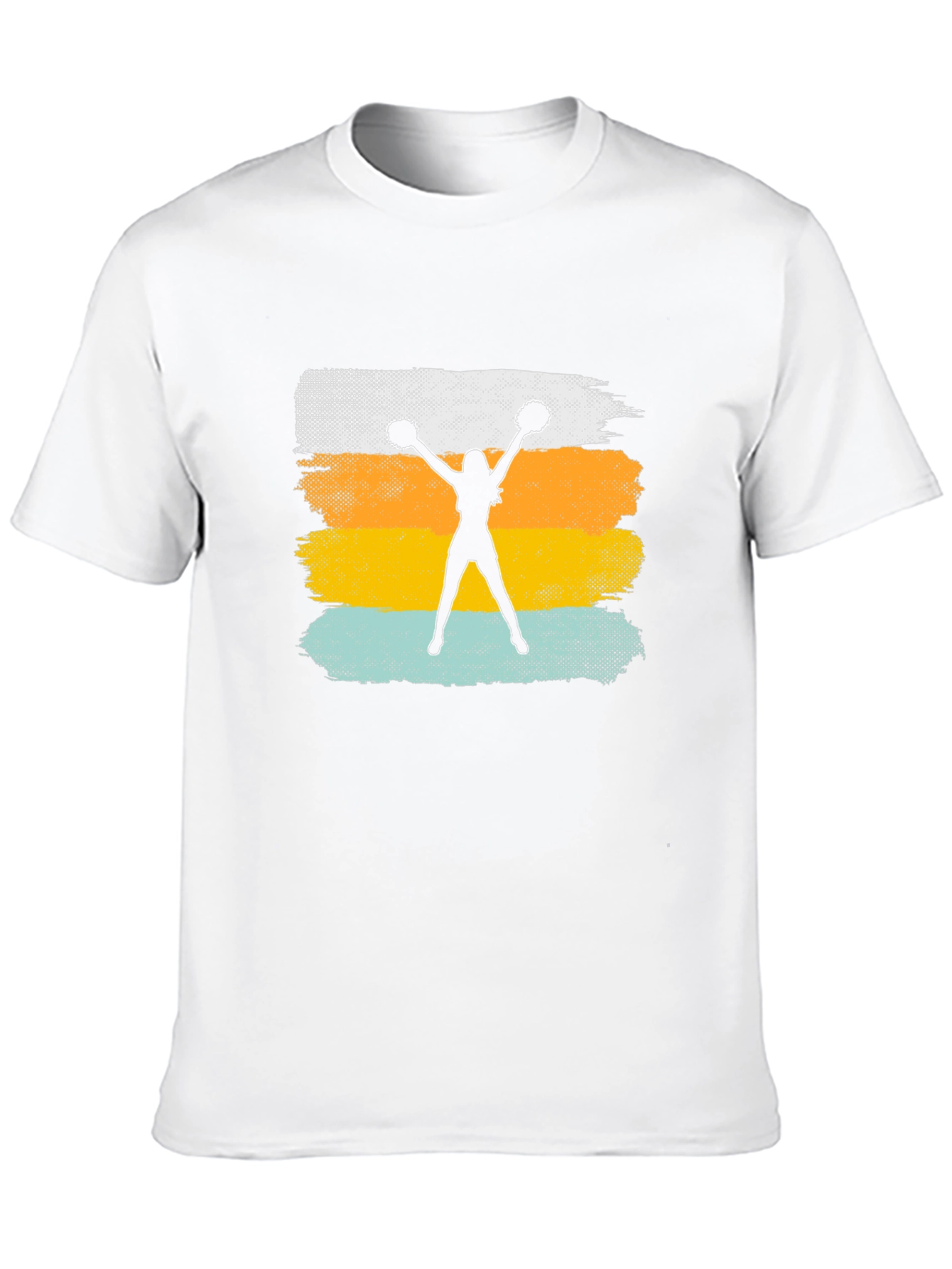 Cheerleader Silhouette Graphic T-Shirt