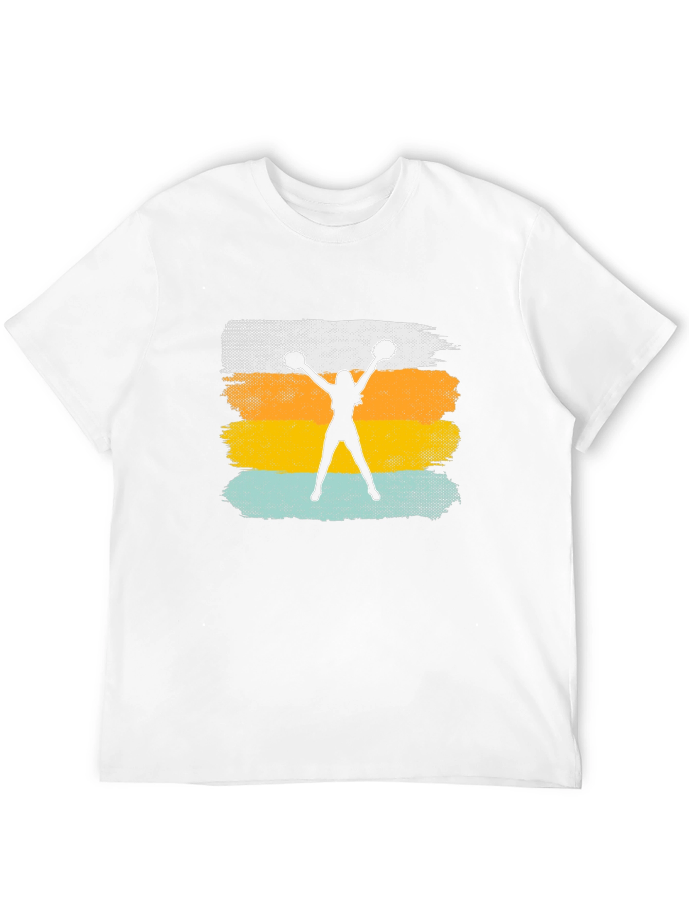 Cheerleader Silhouette Graphic T-Shirt