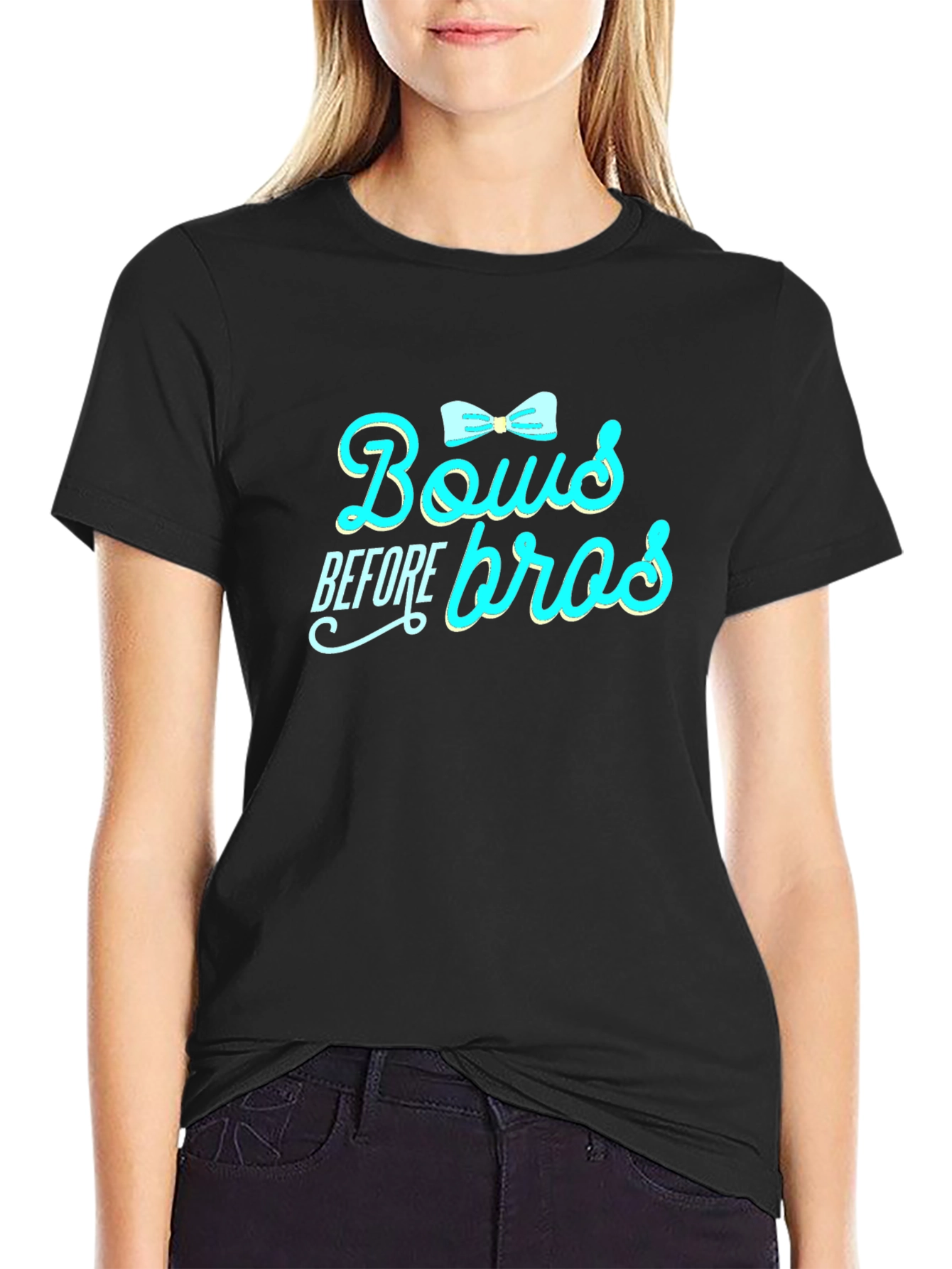 Bows Before Bros Graphic Tee