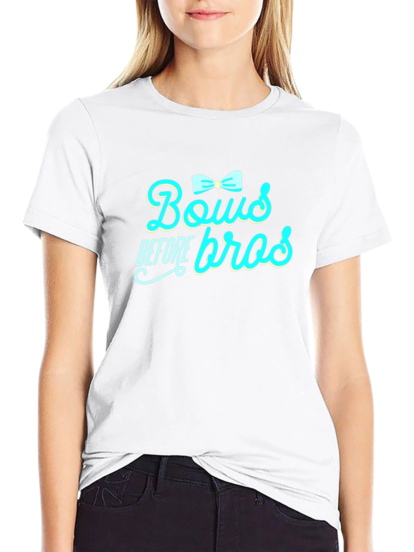 Bows Before Bros Graphic Tee