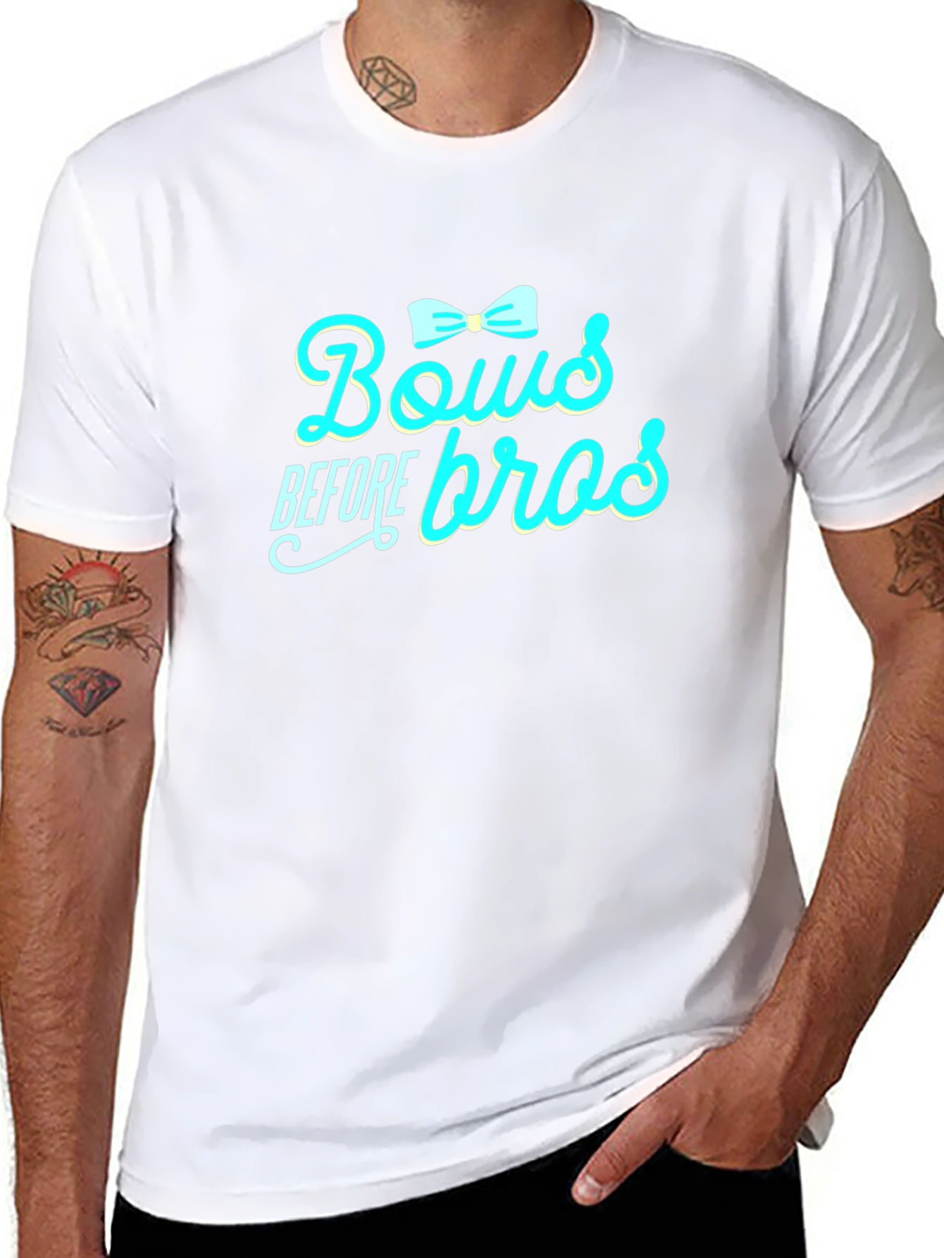 Bows Before Bros Graphic Tee