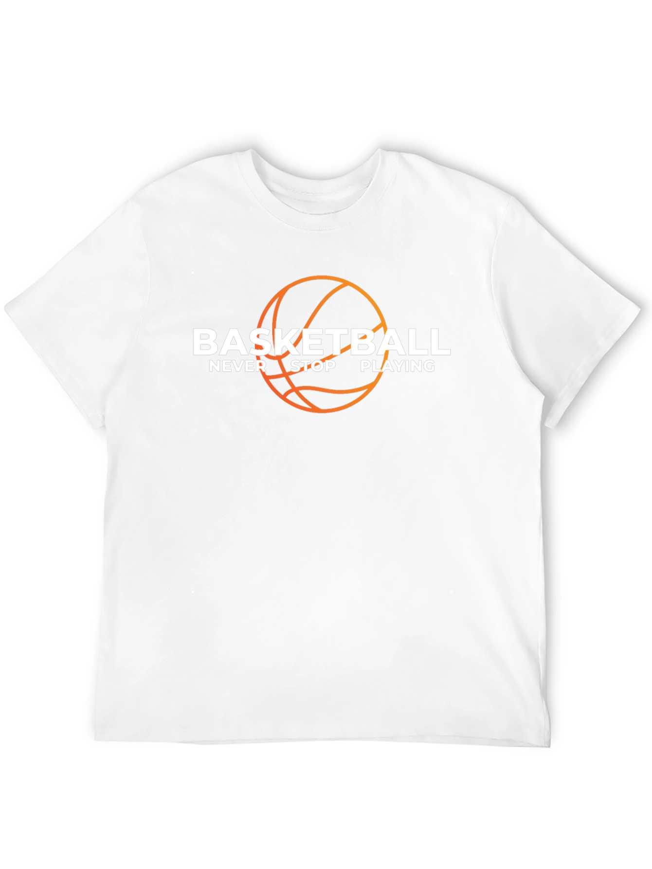 Basketball Never Stop Playing Graphic Tee